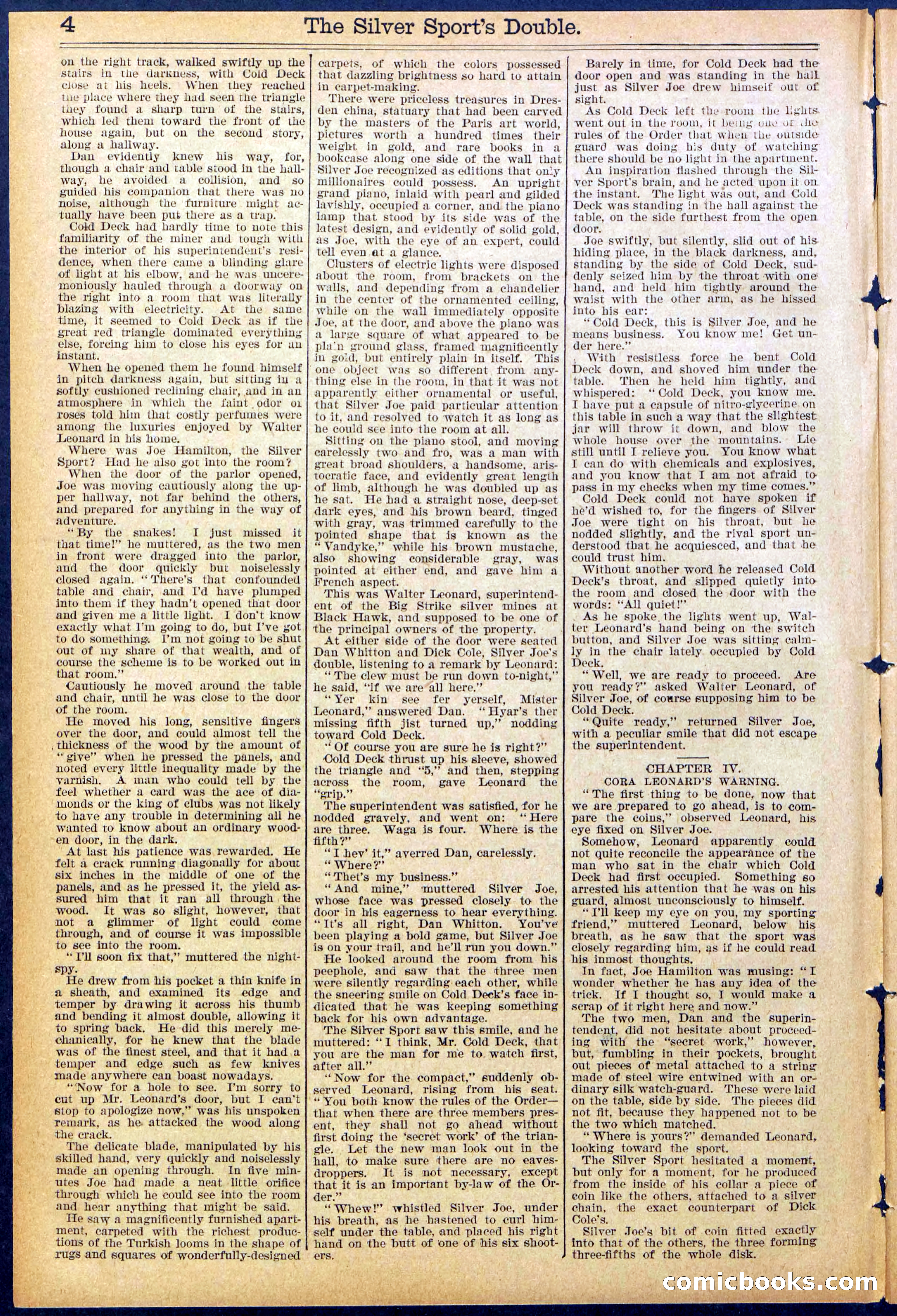 Beadle's New York Dime Library No. 880 — page 4 of 32