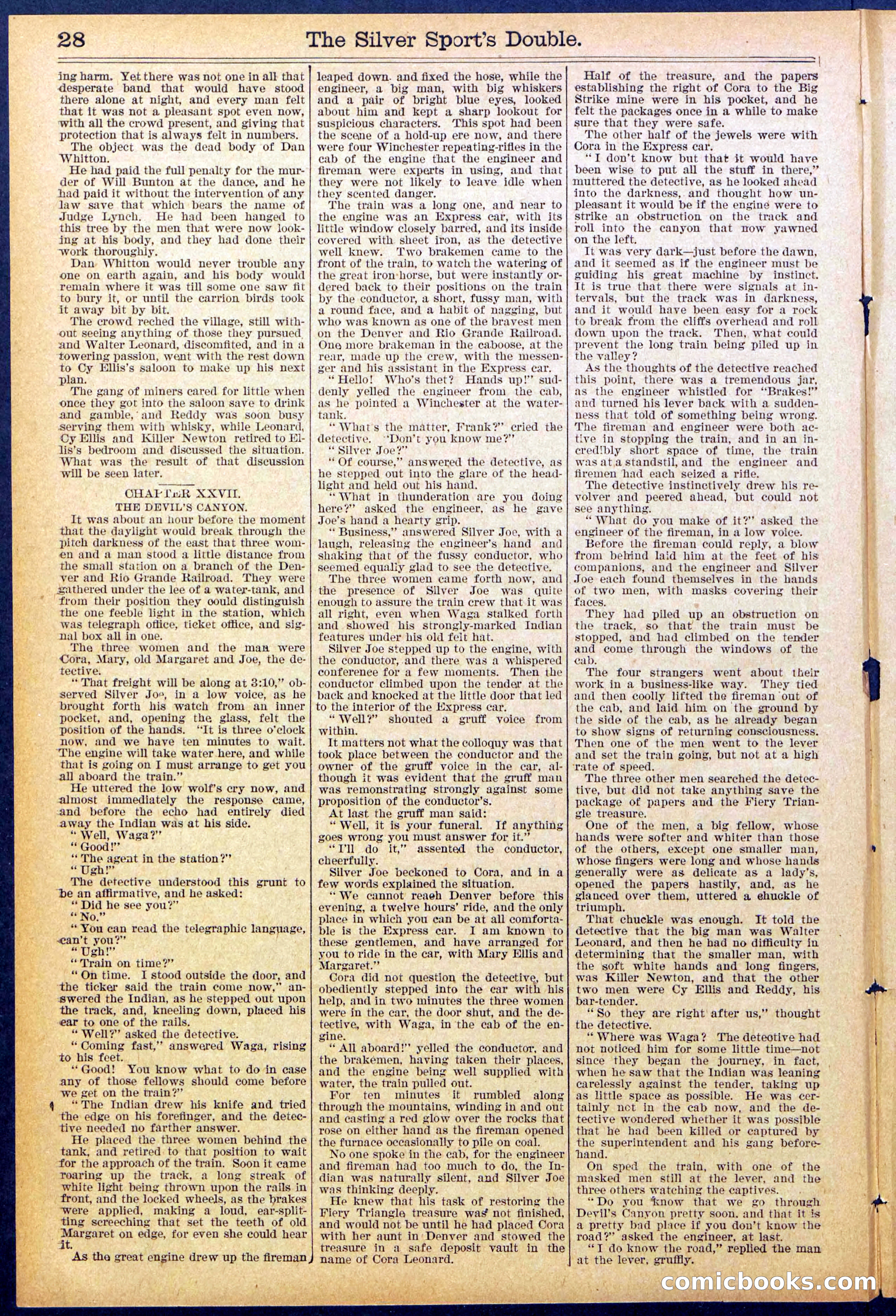 Beadle's New York Dime Library No. 880 — page 28 of 32