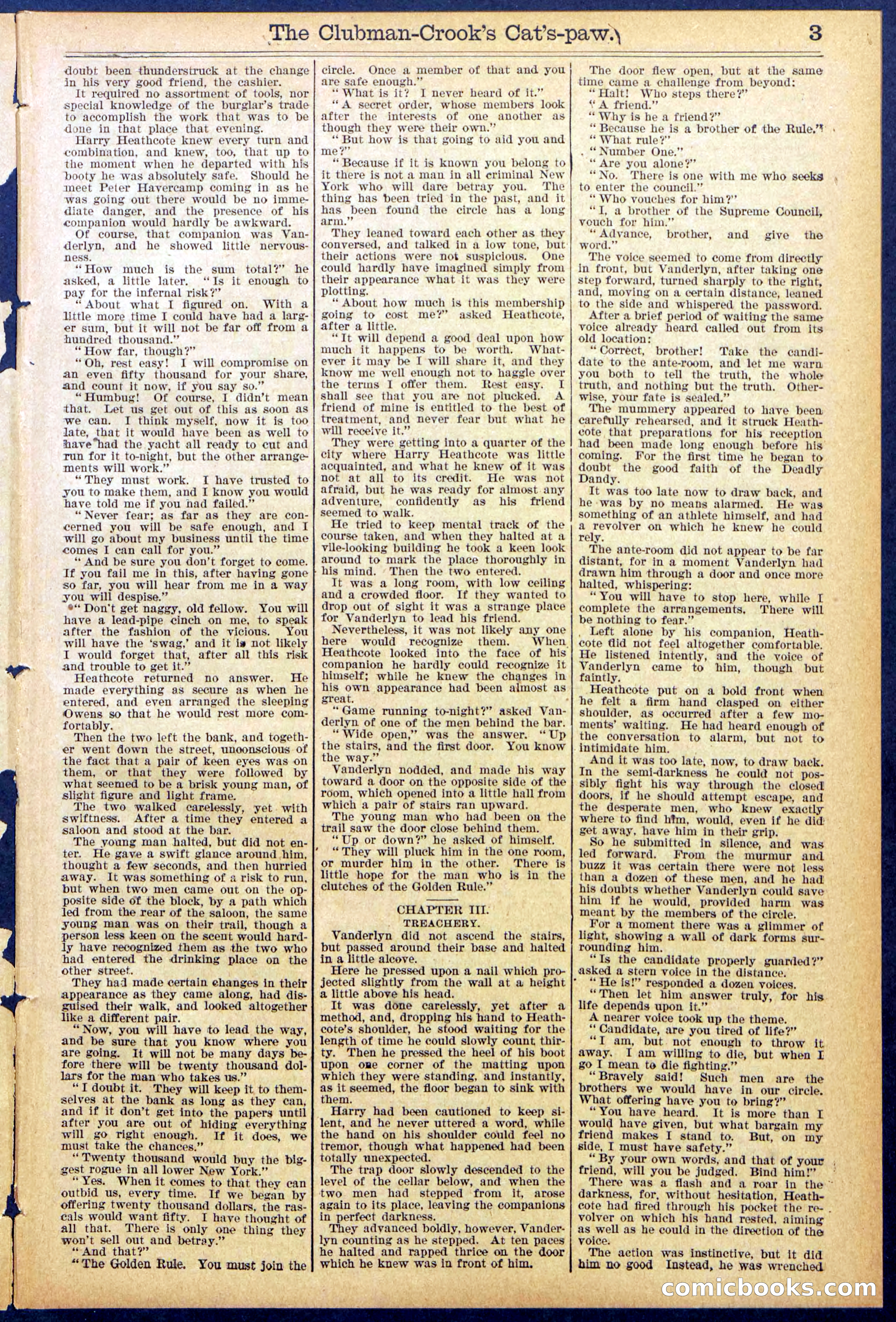 Beadle's New York Dime Library, No. 881 — page 3 of 32