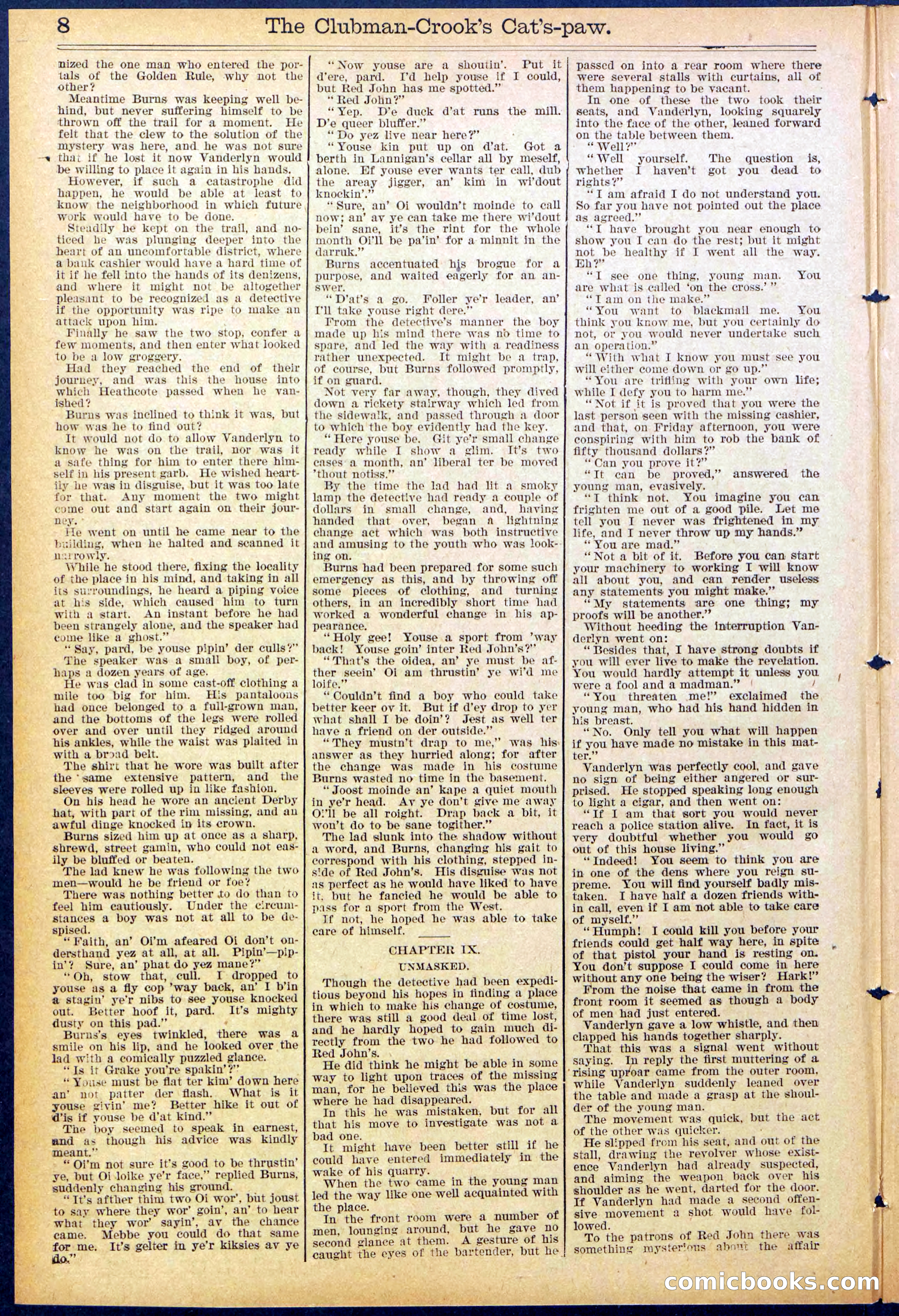 Beadle's New York Dime Library, No. 881 — page 8 of 32