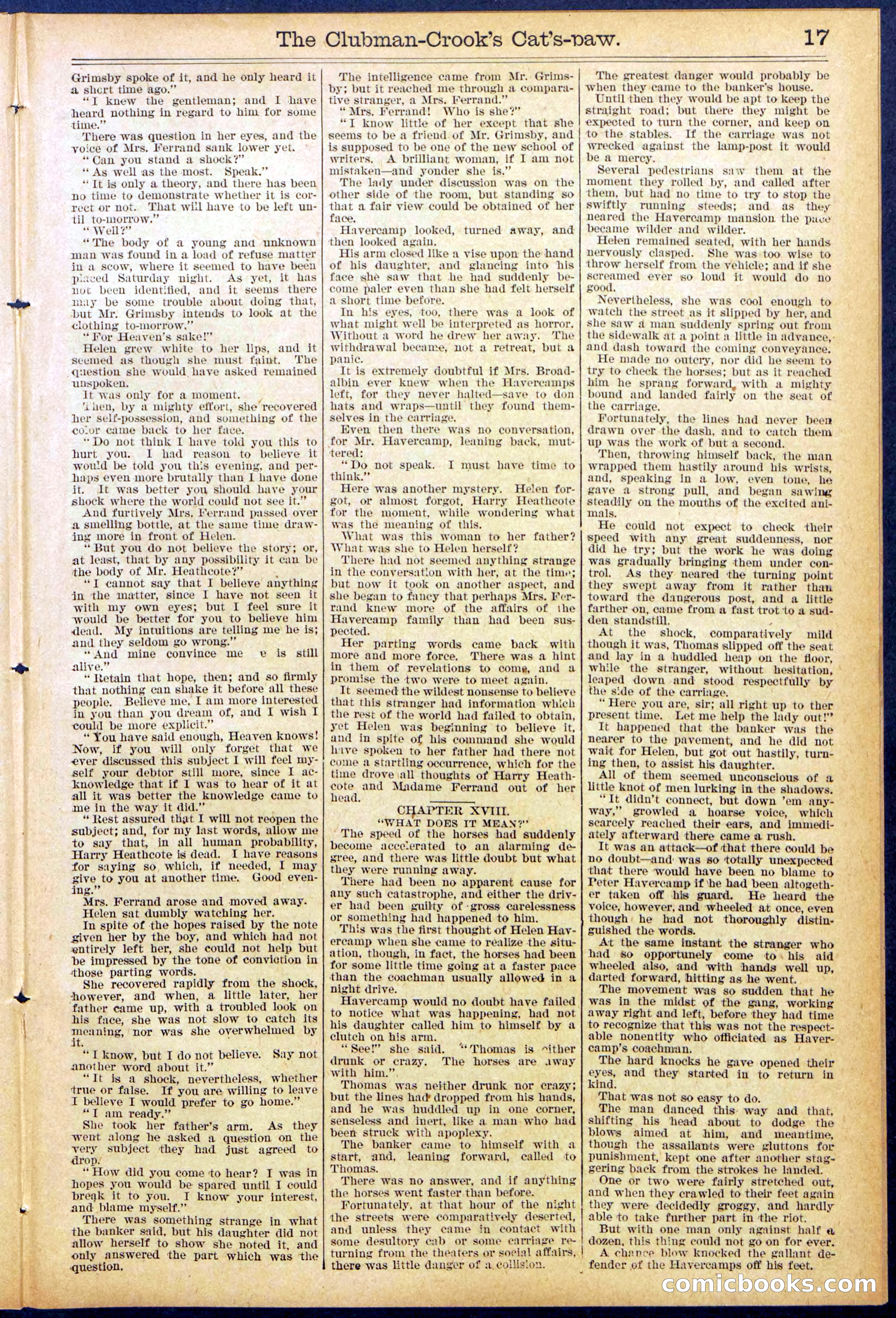 Beadle's New York Dime Library, No. 881 — page 17 of 32