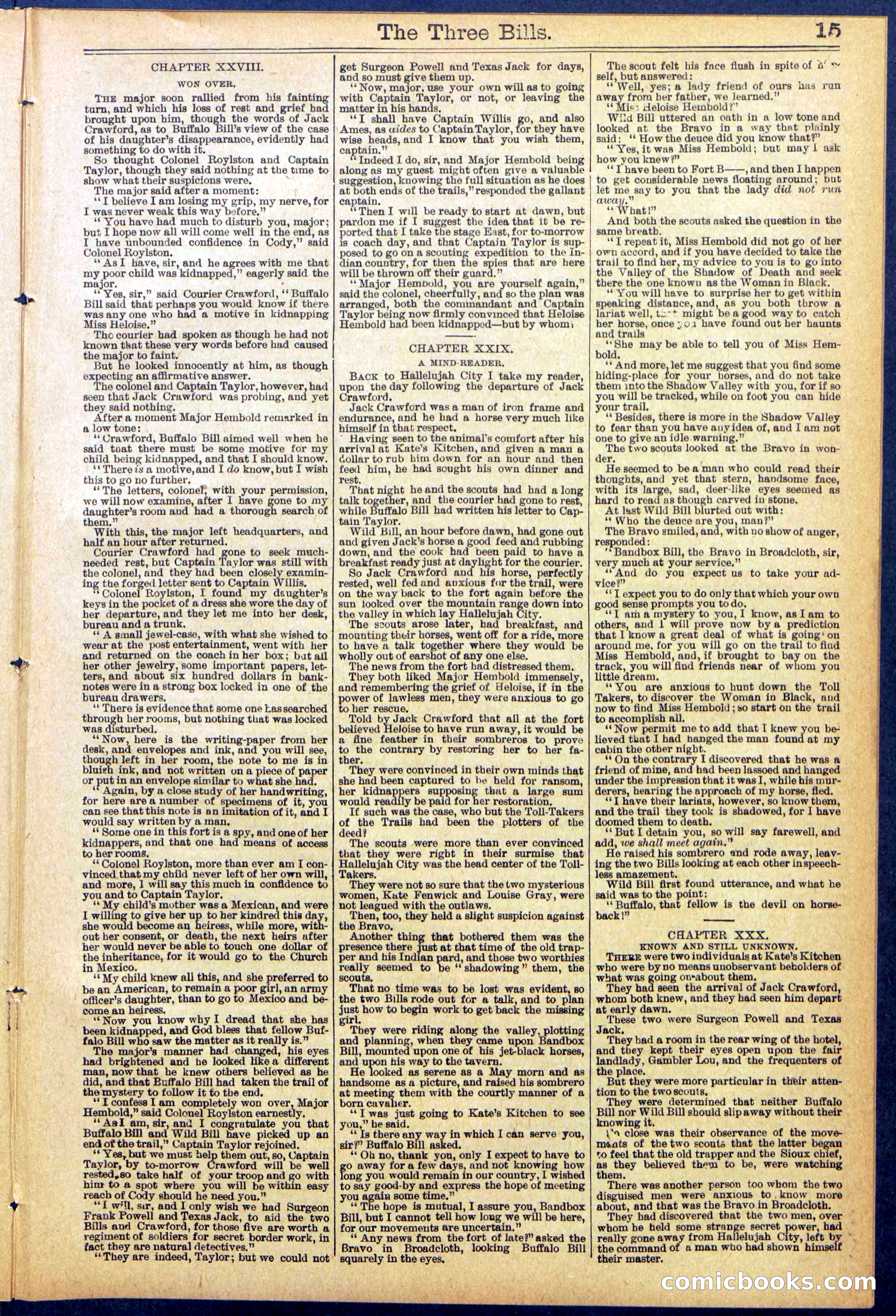 Beadle's New York Dime Library, No. 882 — page 15 of 32