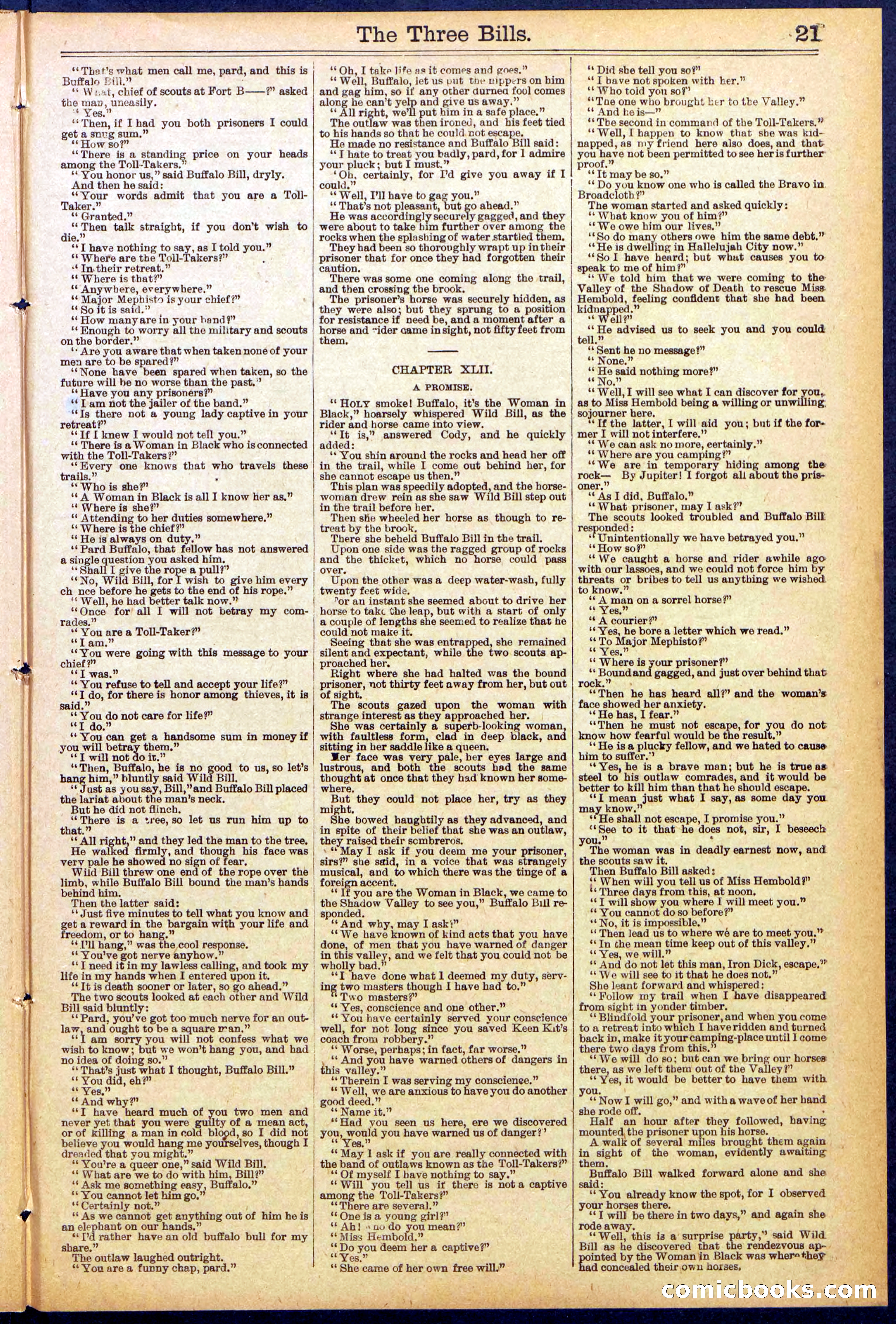 Beadle's New York Dime Library, No. 882 — page 21 of 32