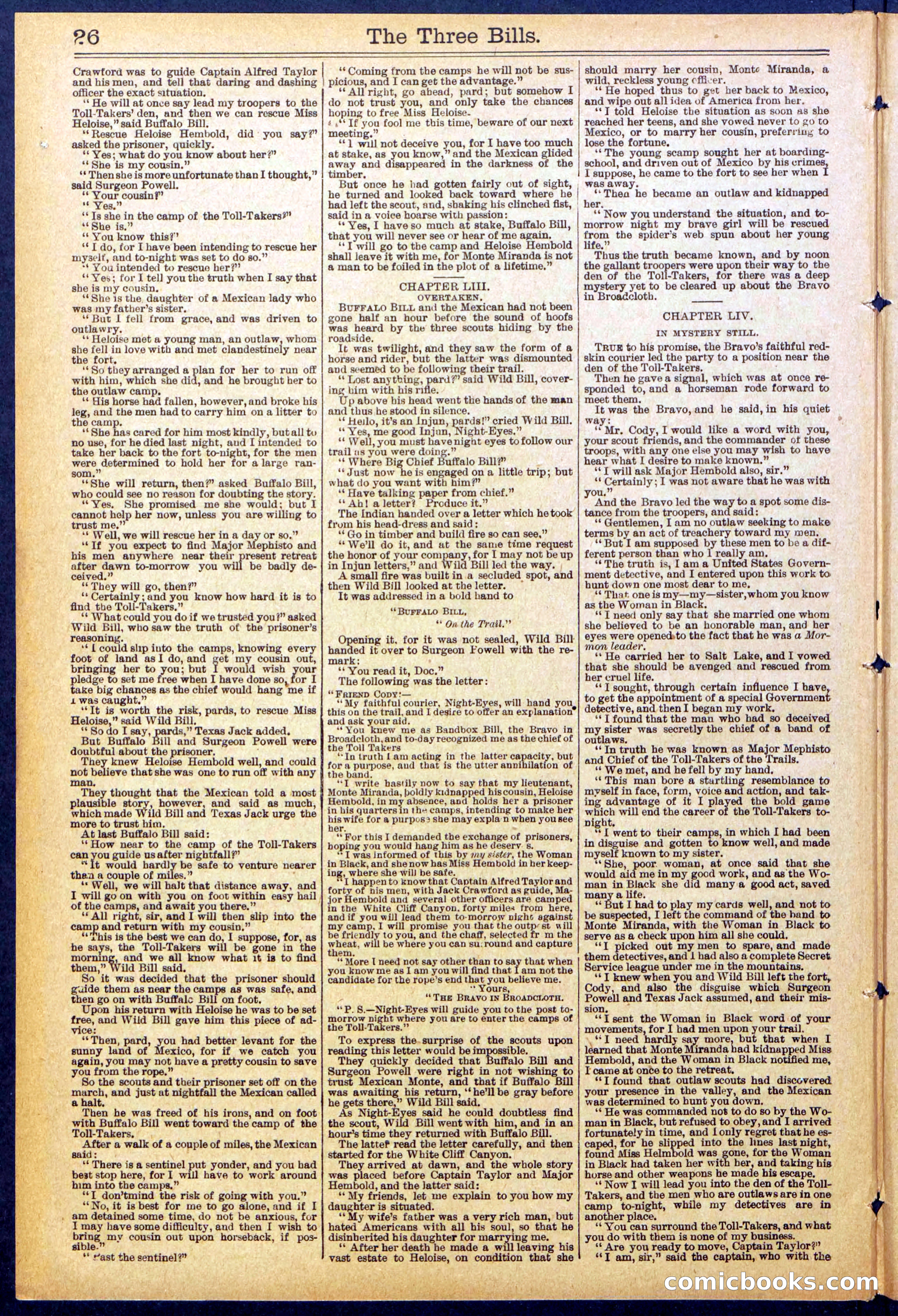 Beadle's New York Dime Library, No. 882 — page 26 of 32