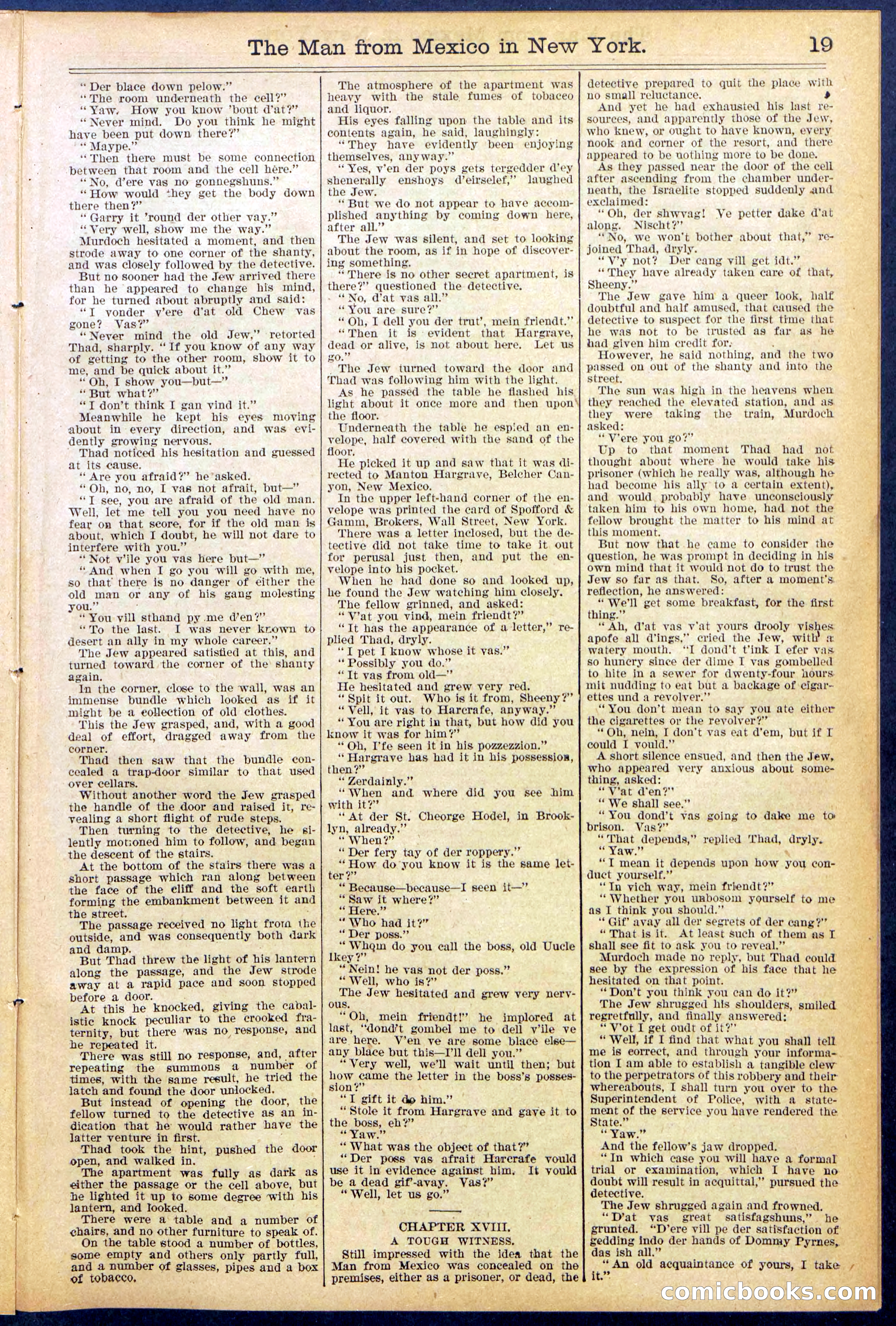 Beadle's New York Dime Library No. 883 — page 19 of 32