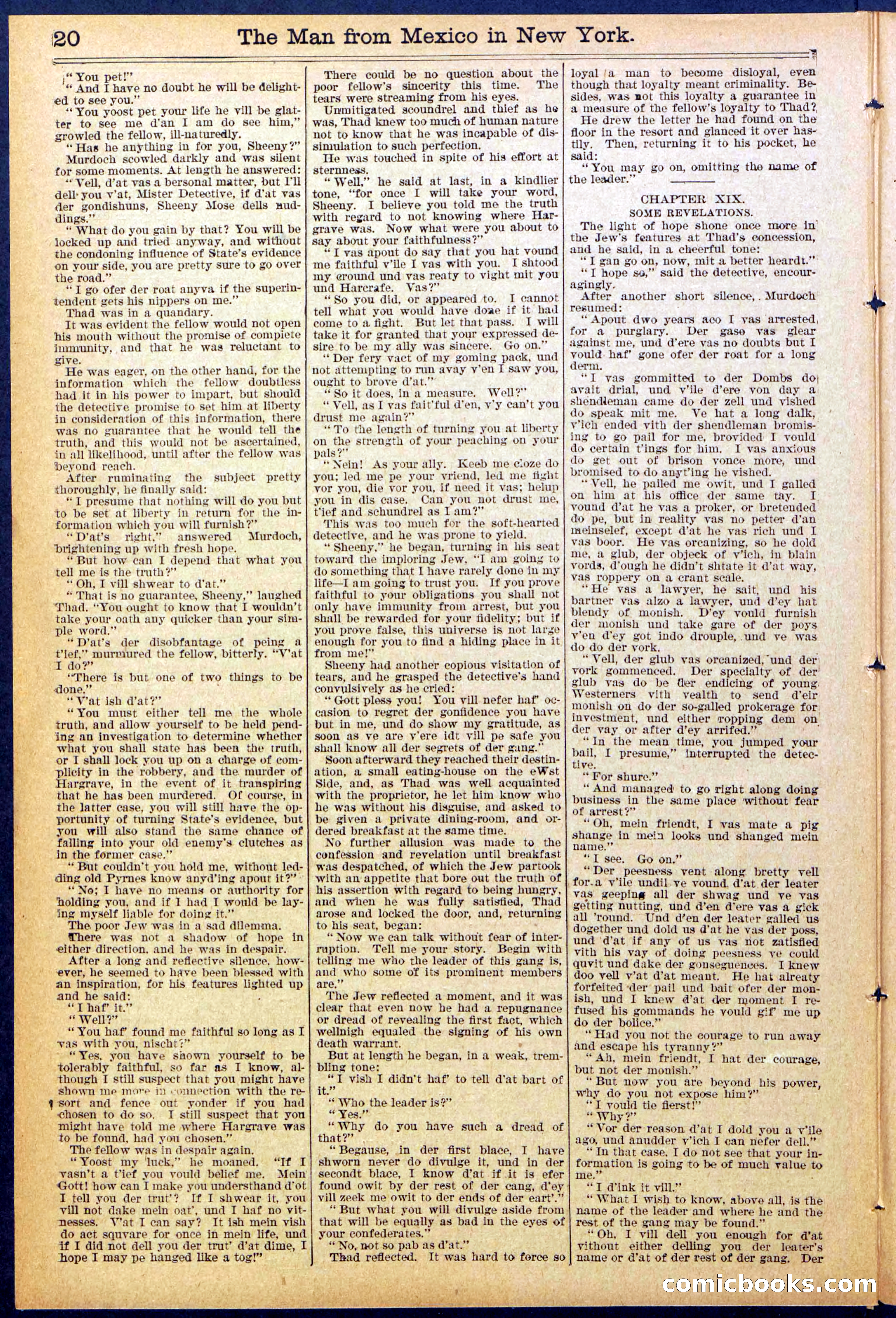 Beadle's New York Dime Library No. 883 — page 20 of 32