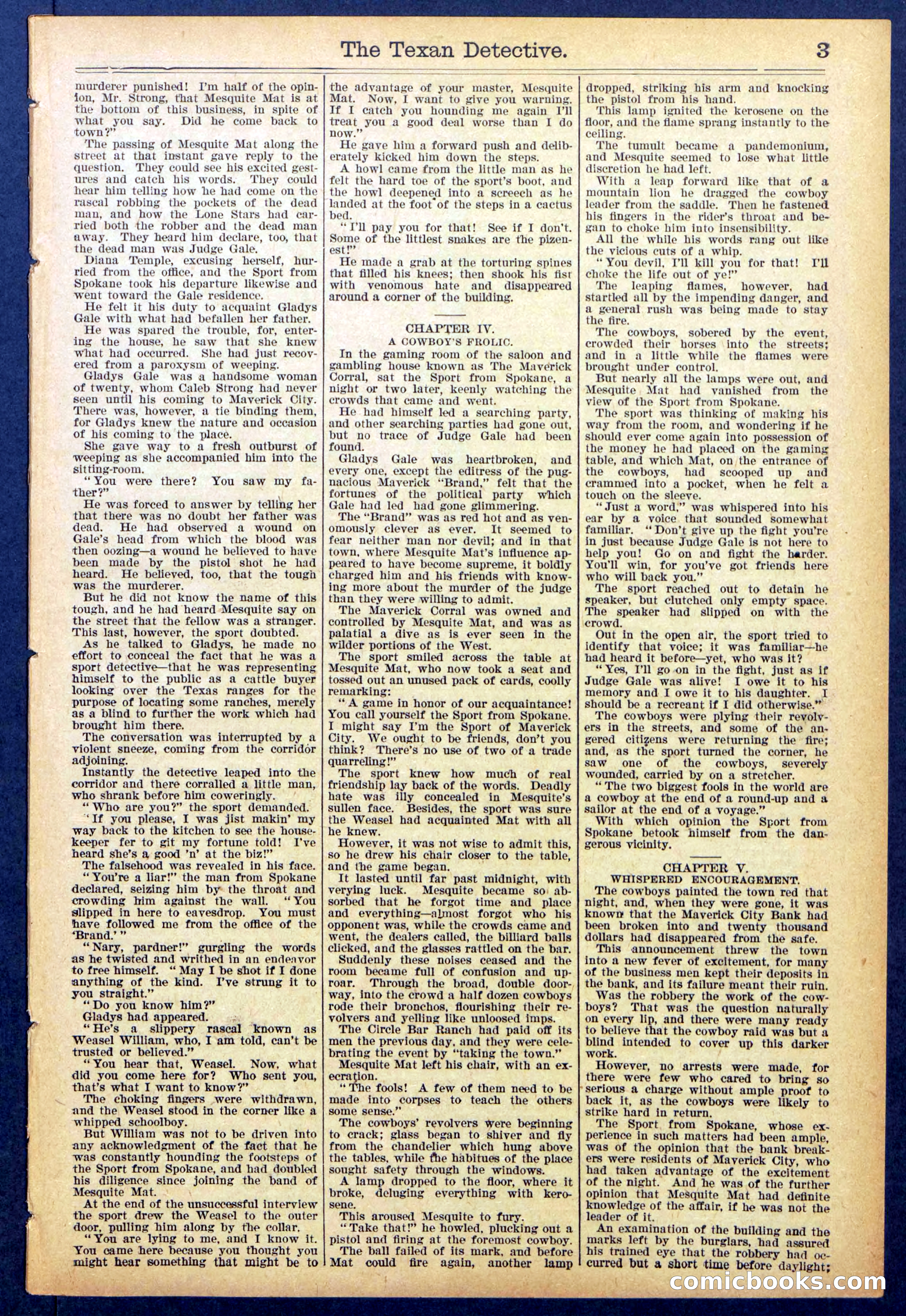 Beadle's New York Dime Library No. 887 — page 3 of 32