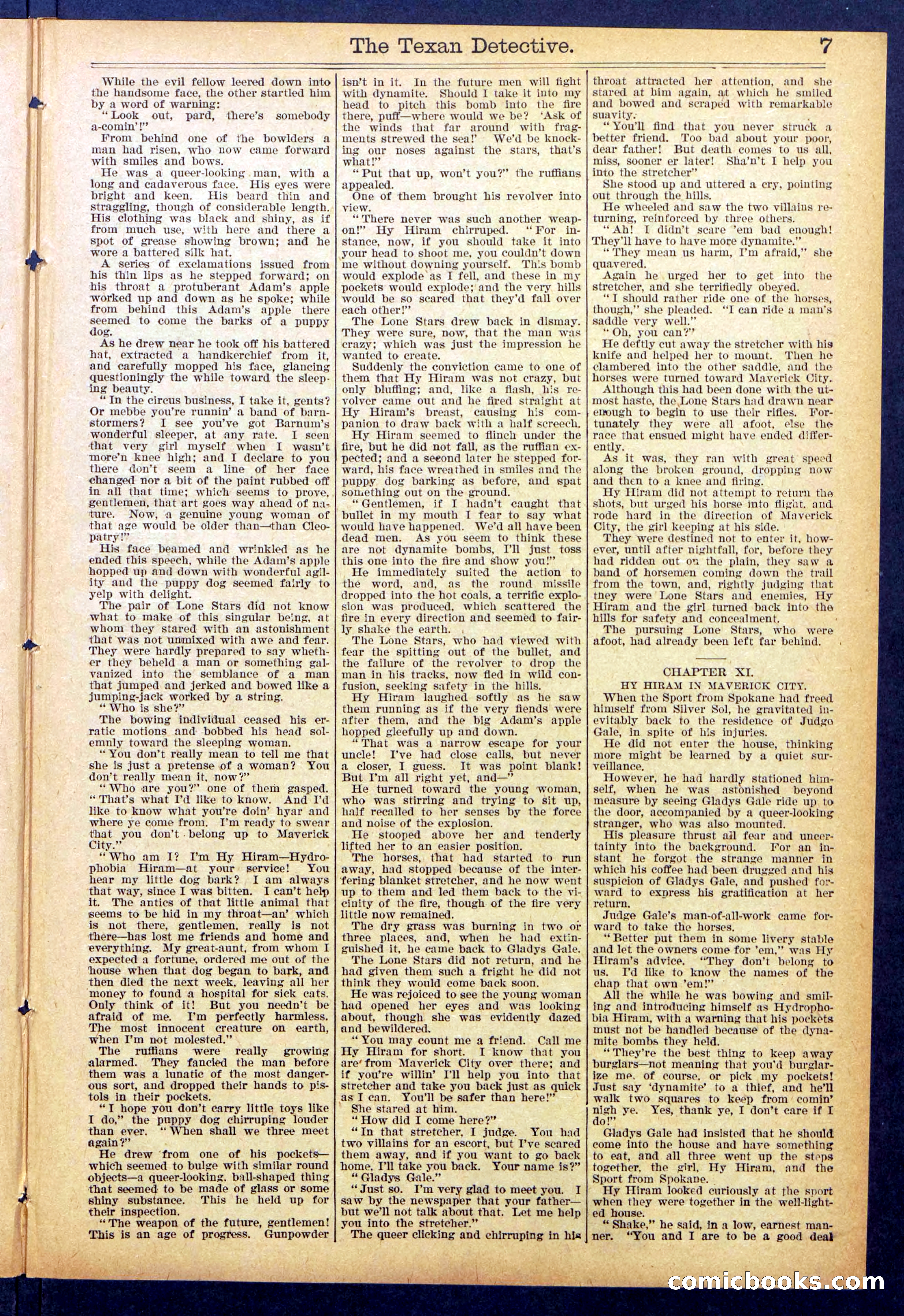 Beadle's New York Dime Library No. 887 — page 7 of 32