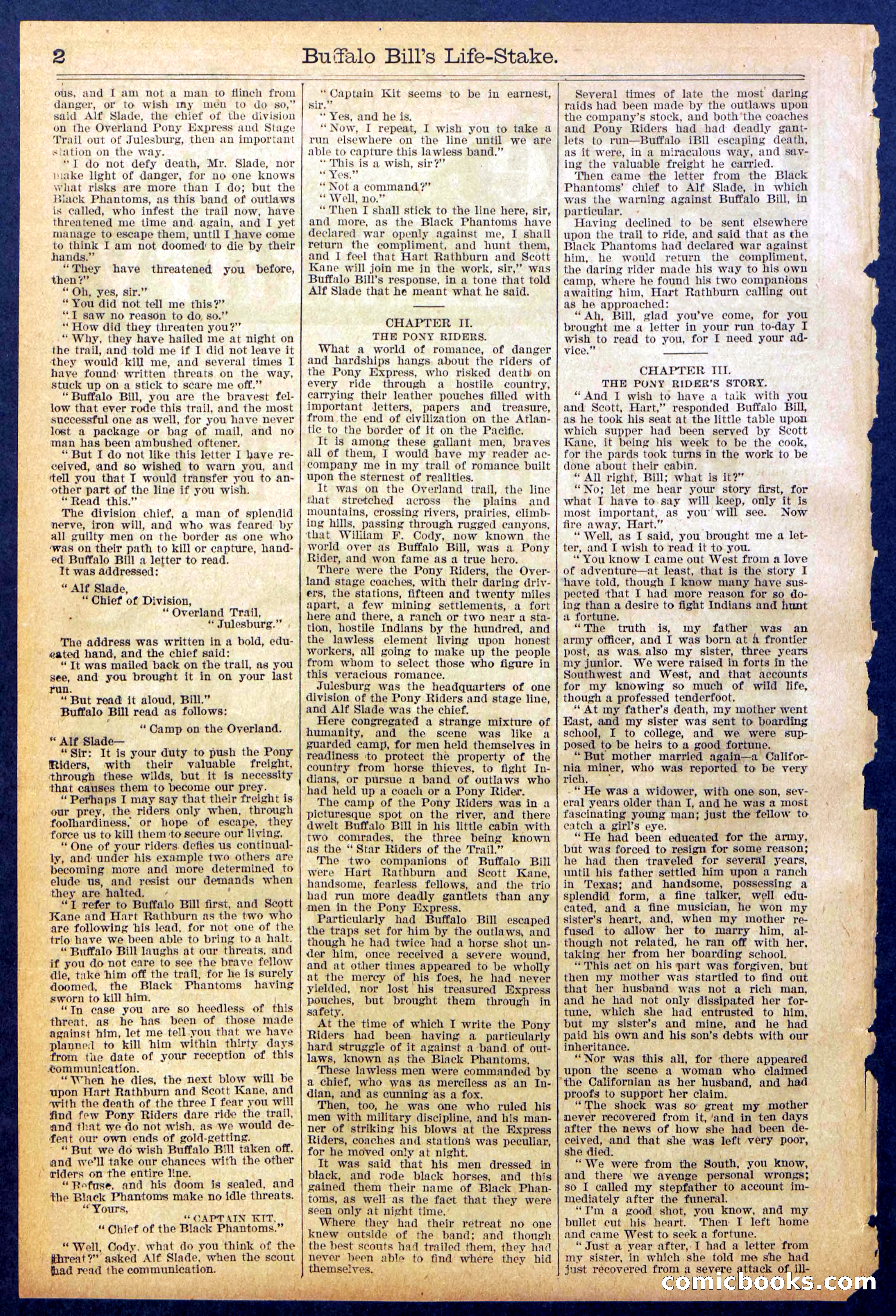 Beadle's New York Dime Library No. 890 — page 2 of 32