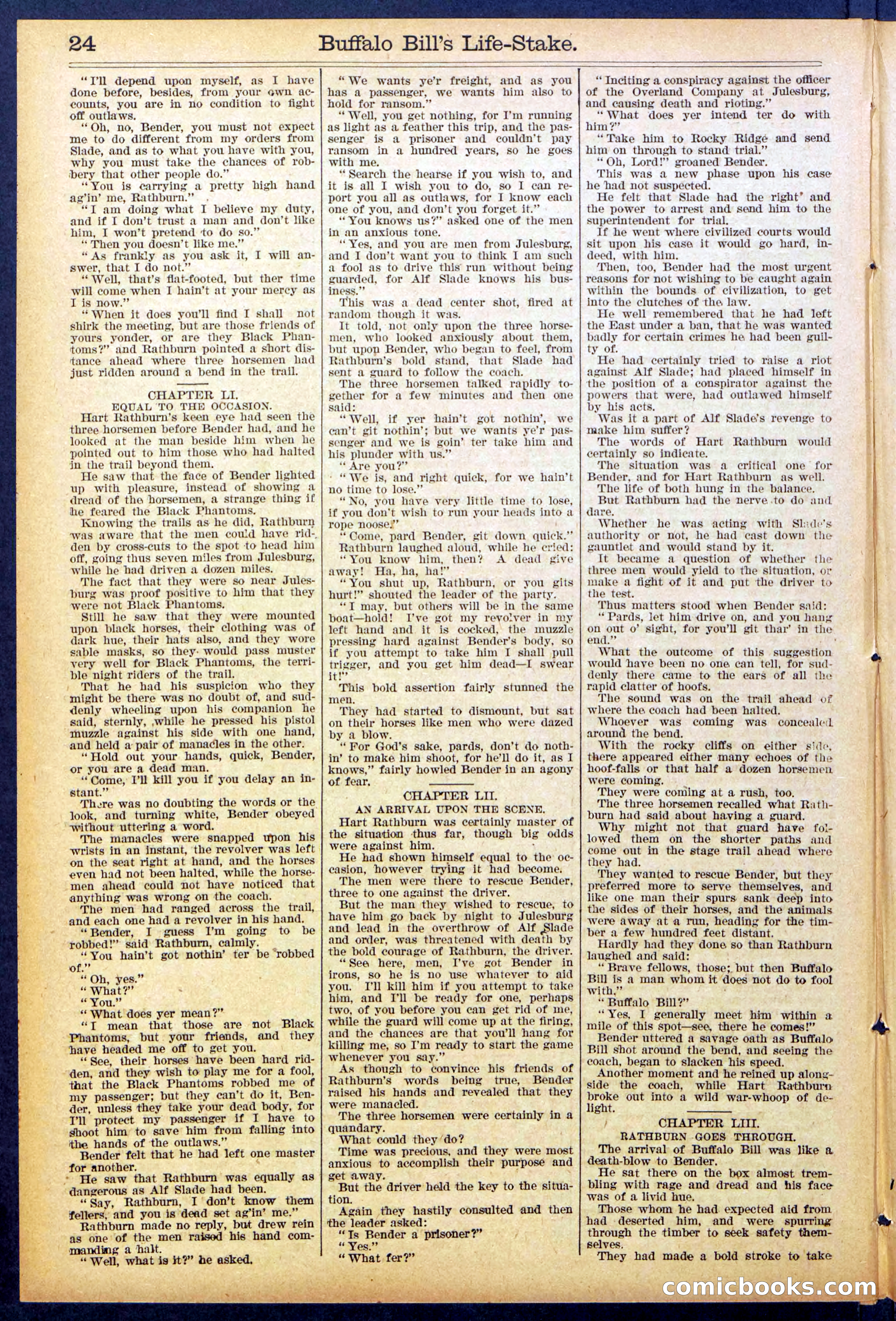 Beadle's New York Dime Library No. 890 — page 24 of 32