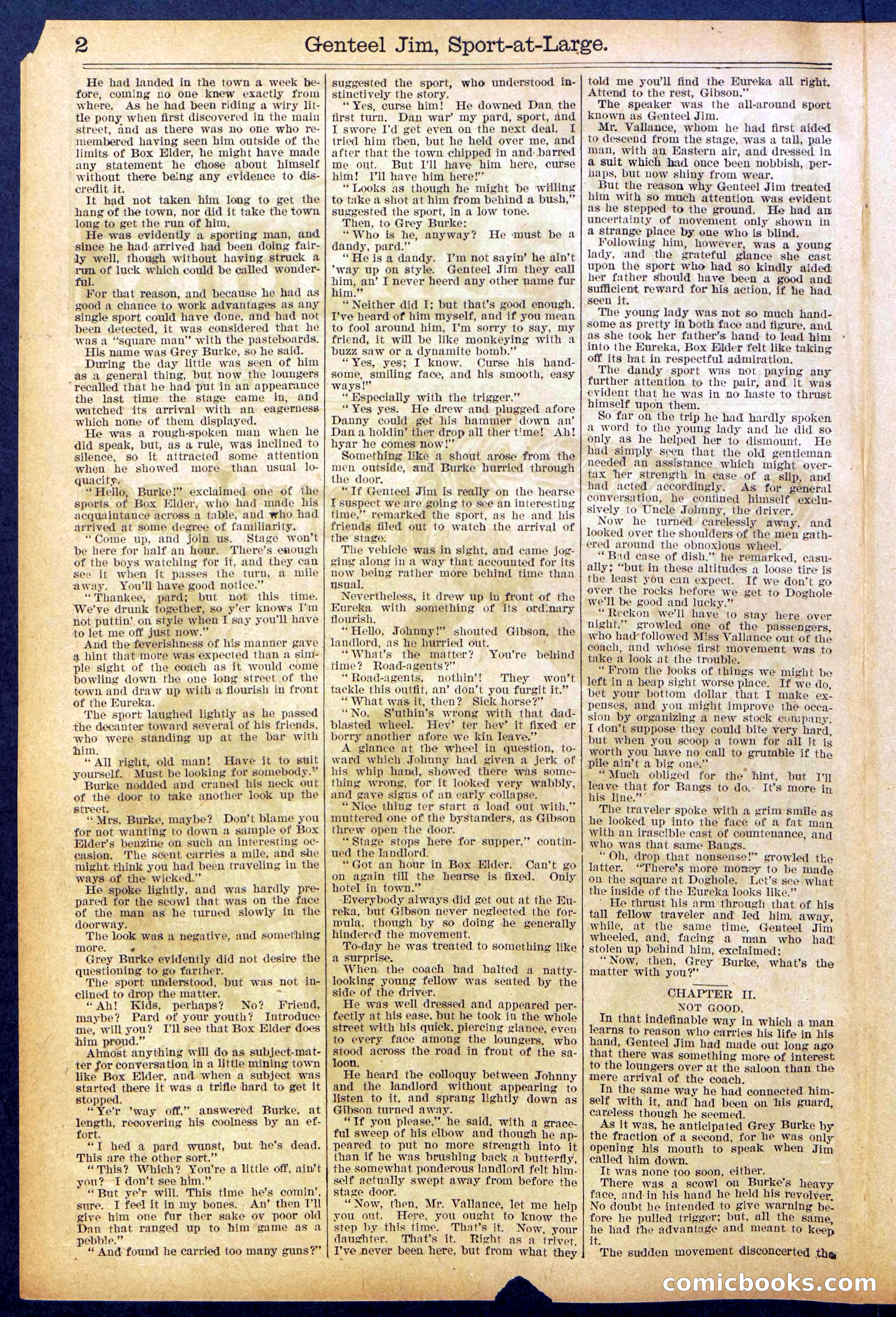 Beadle's Dime Library No. 891 — page 2 of 32