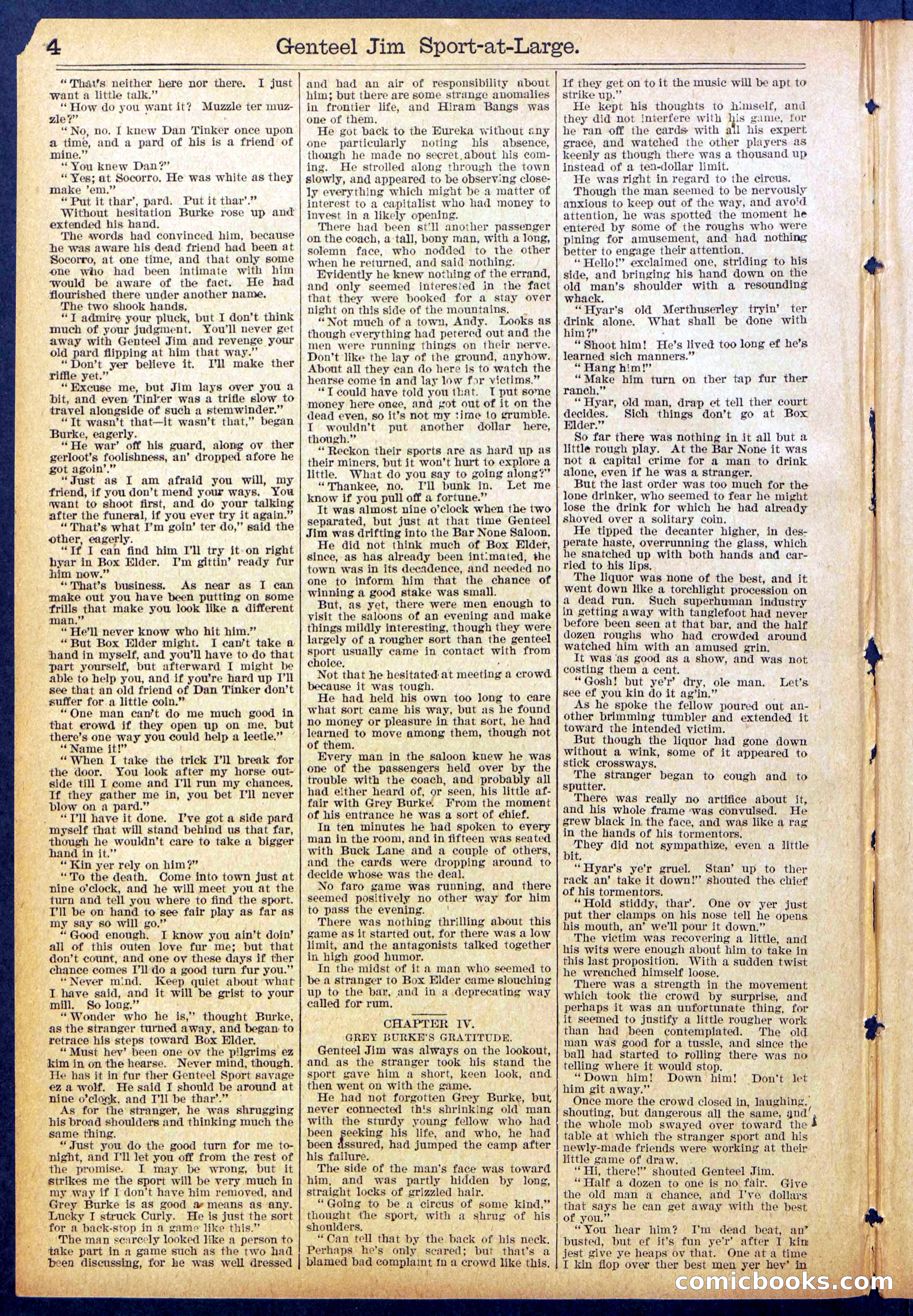 Beadle's Dime Library No. 891 — page 4 of 32