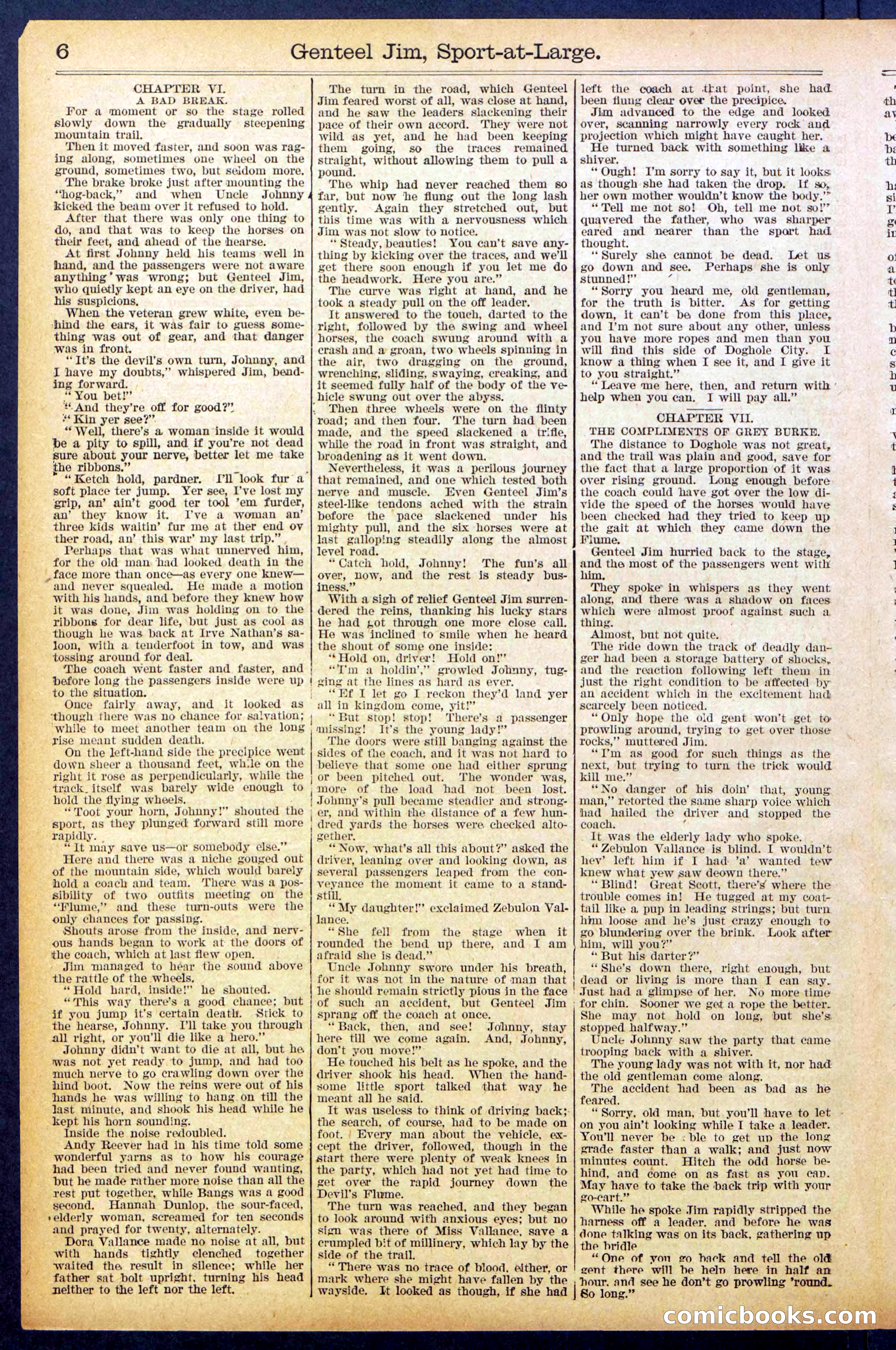 Beadle's Dime Library No. 891 — page 6 of 32