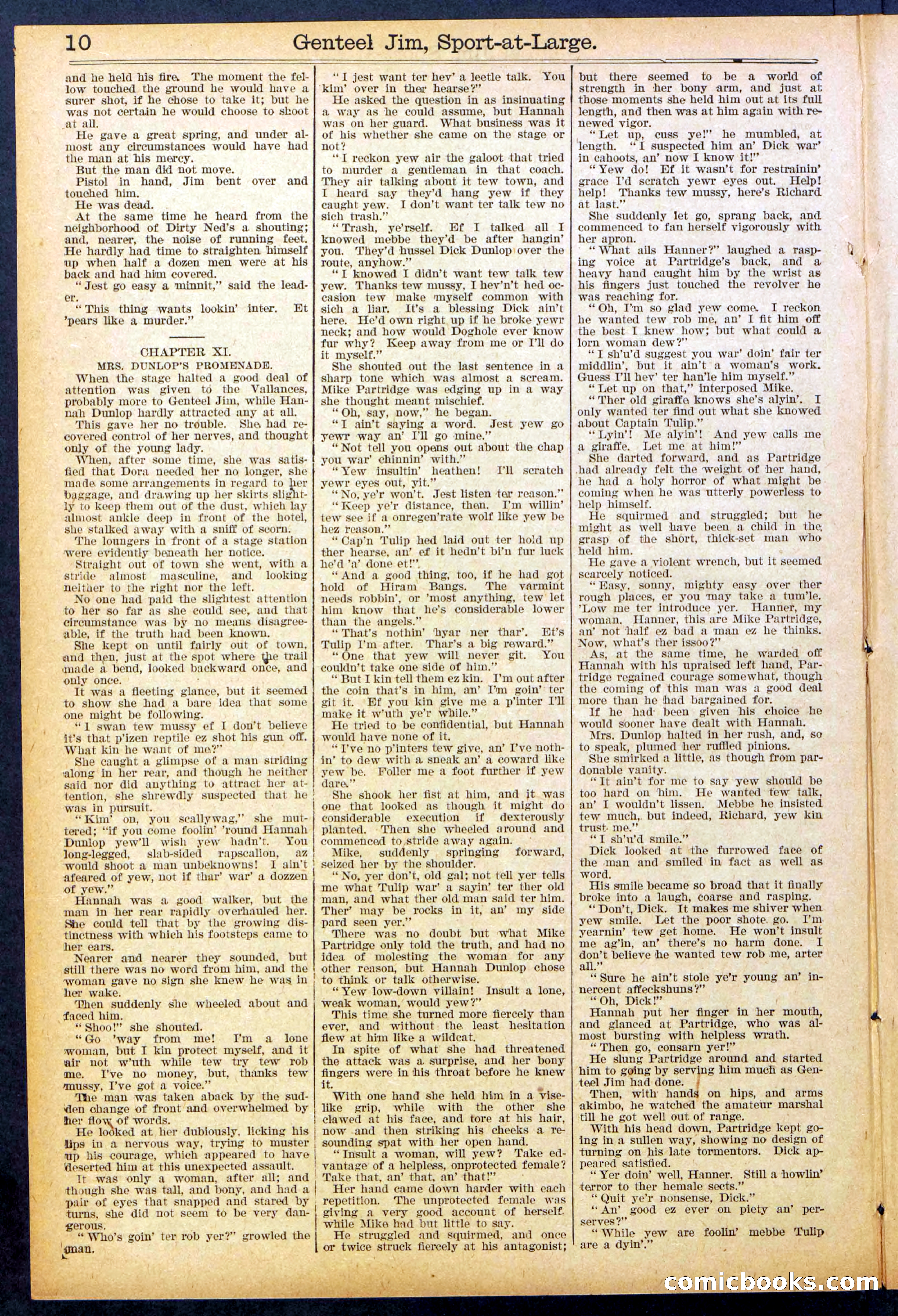 Beadle's Dime Library No. 891 — page 10 of 32