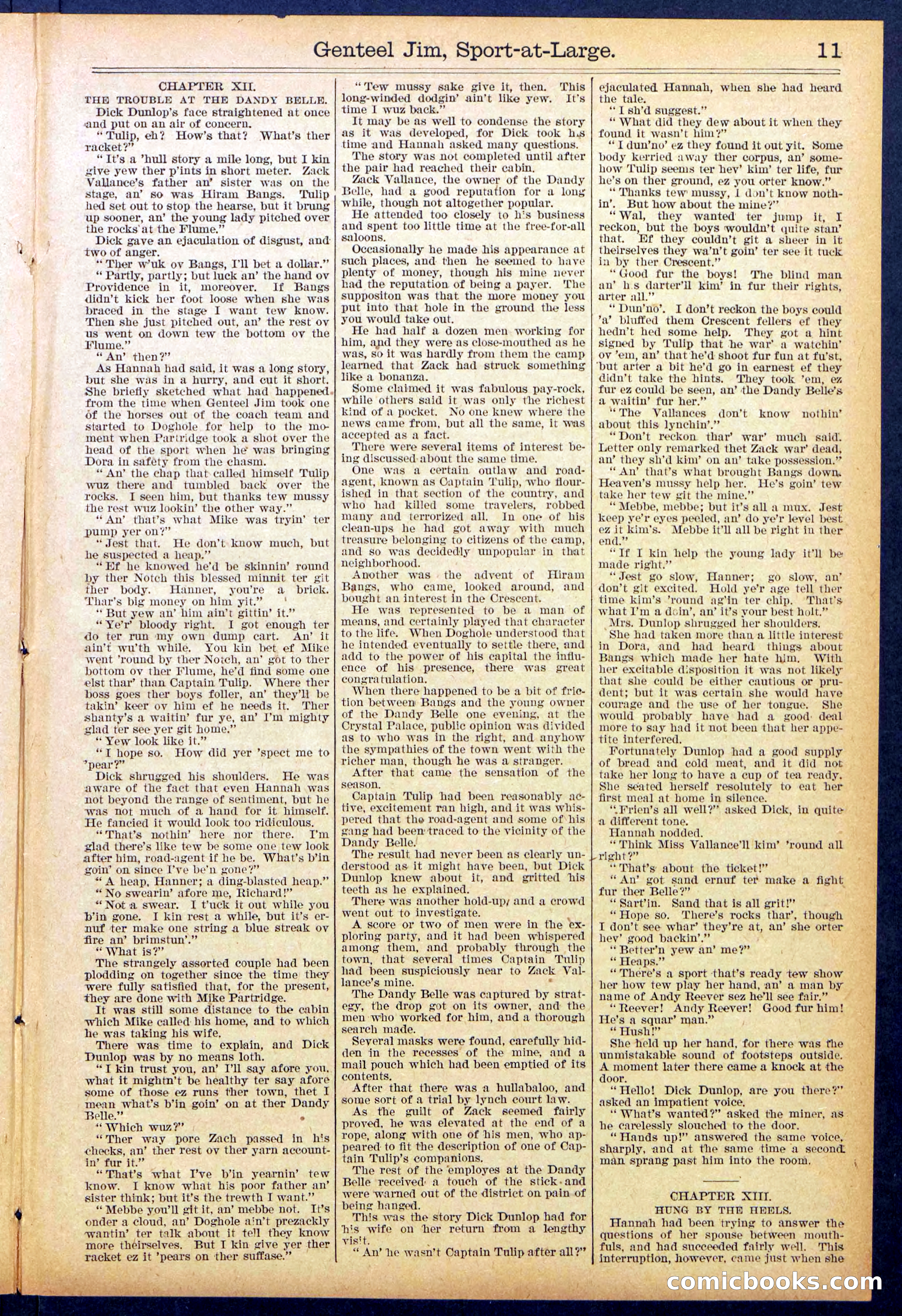 Beadle's Dime Library No. 891 — page 11 of 32