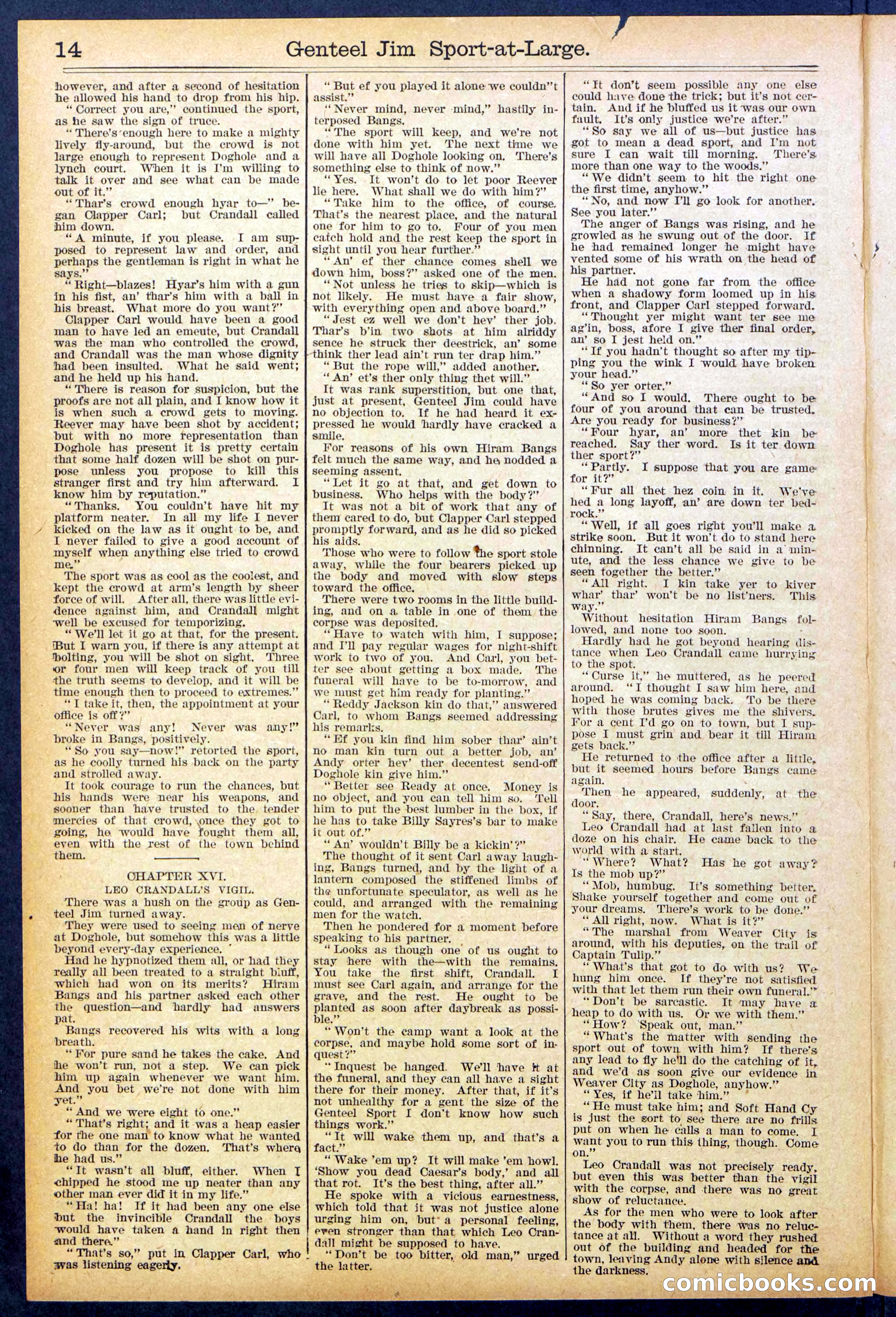 Beadle's Dime Library No. 891 — page 14 of 32