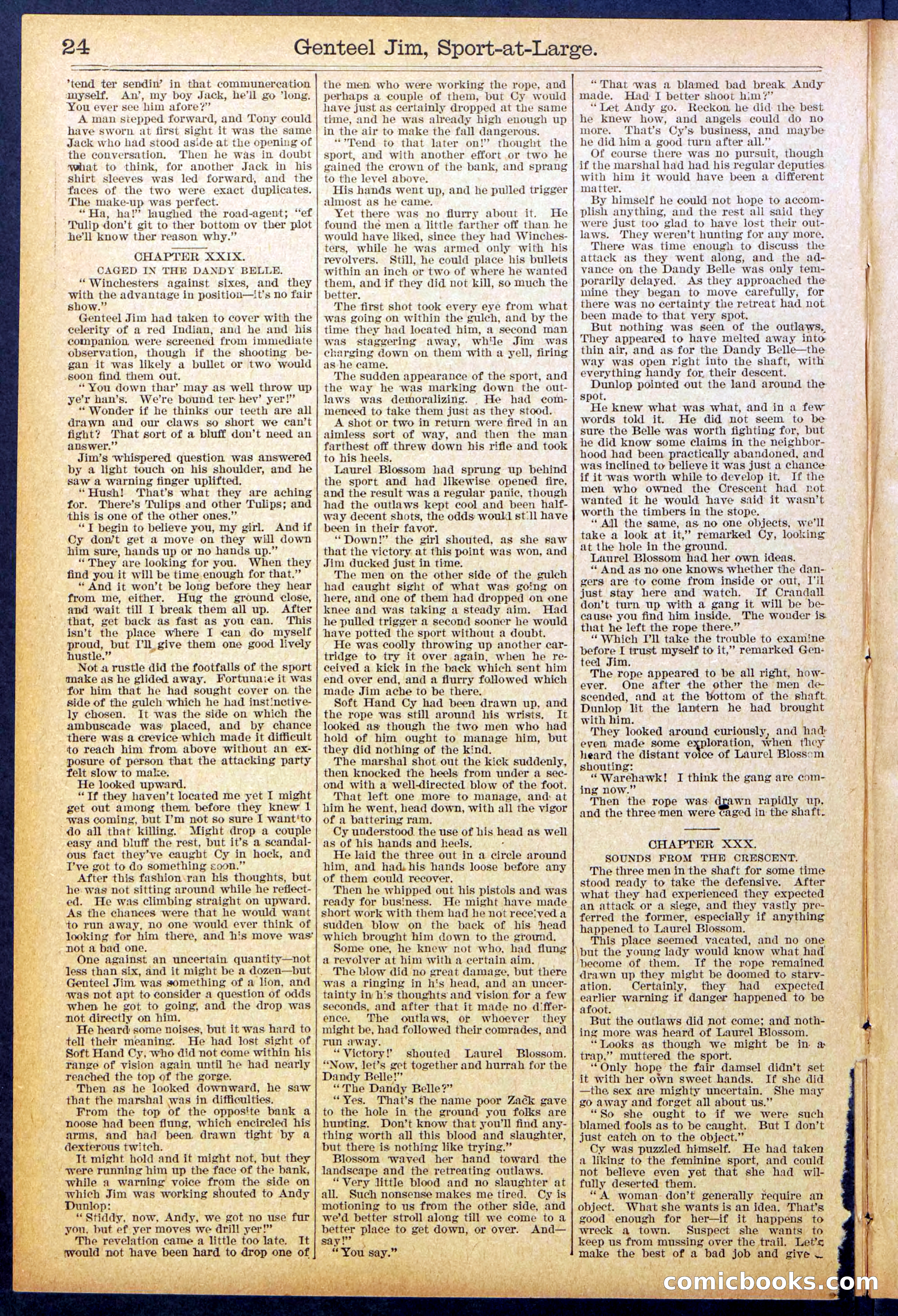 Beadle's Dime Library No. 891 — page 24 of 32