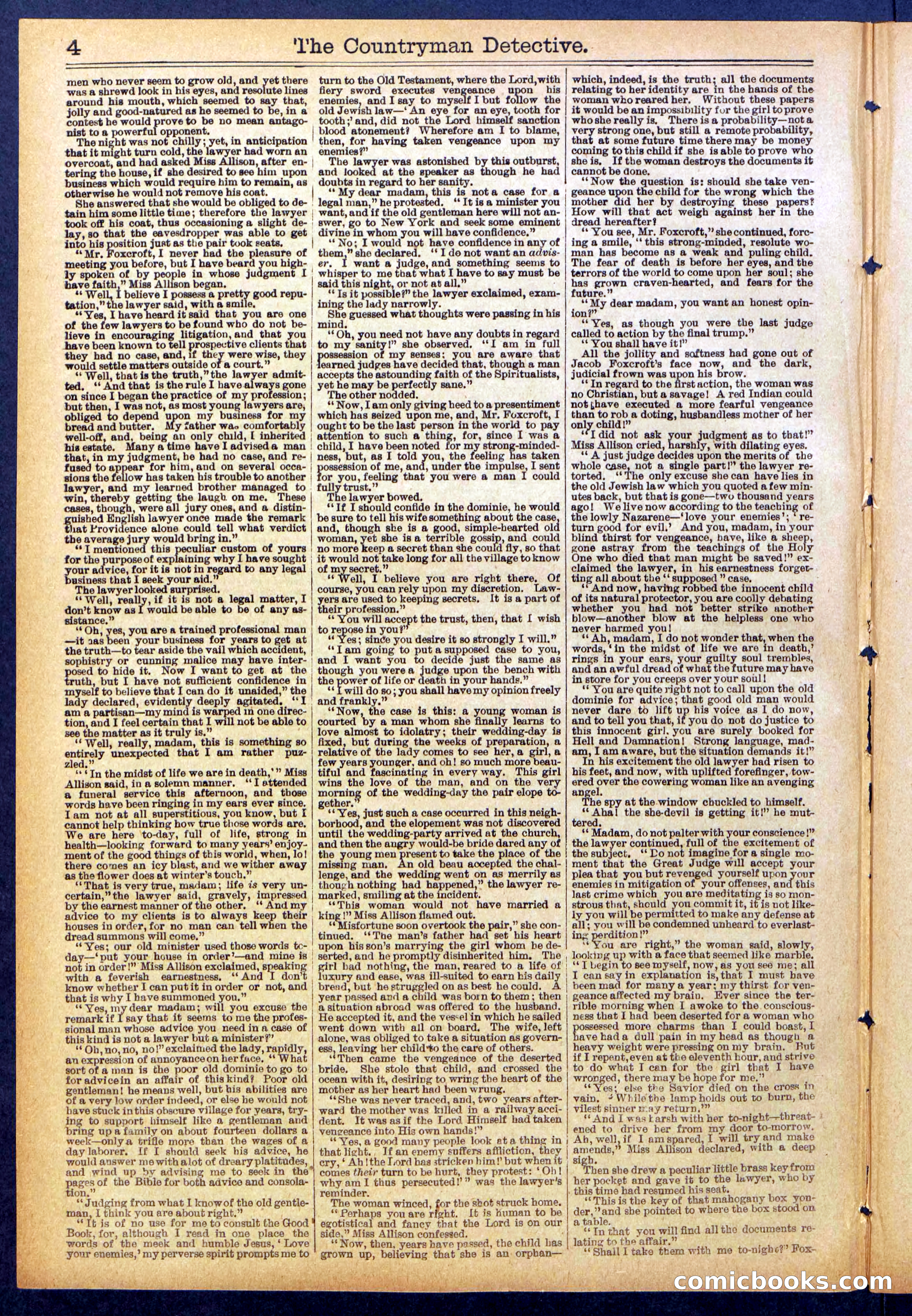 Beadle's Dime Library No. 892 — page 4 of 32