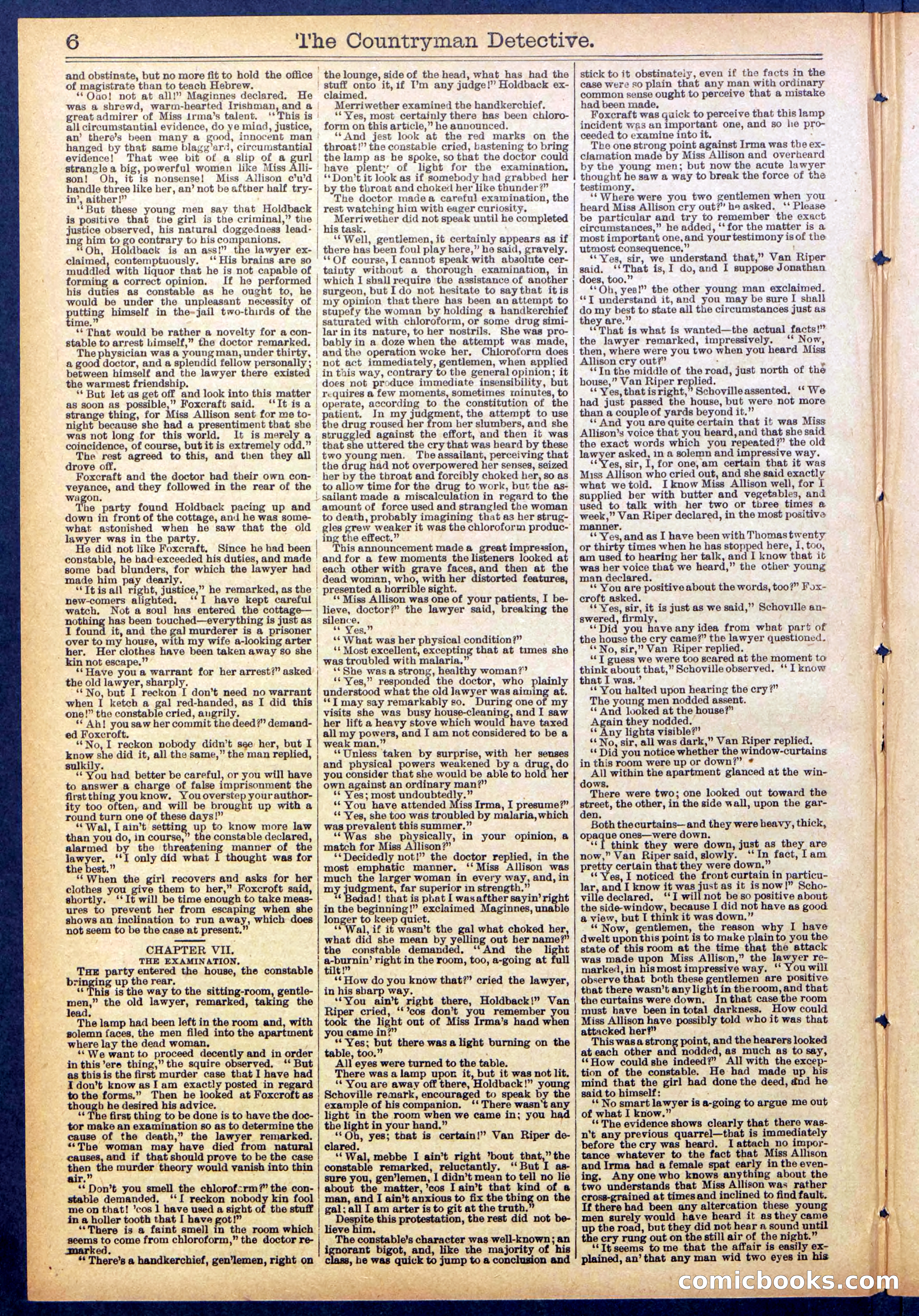 Beadle's Dime Library No. 892 — page 6 of 32