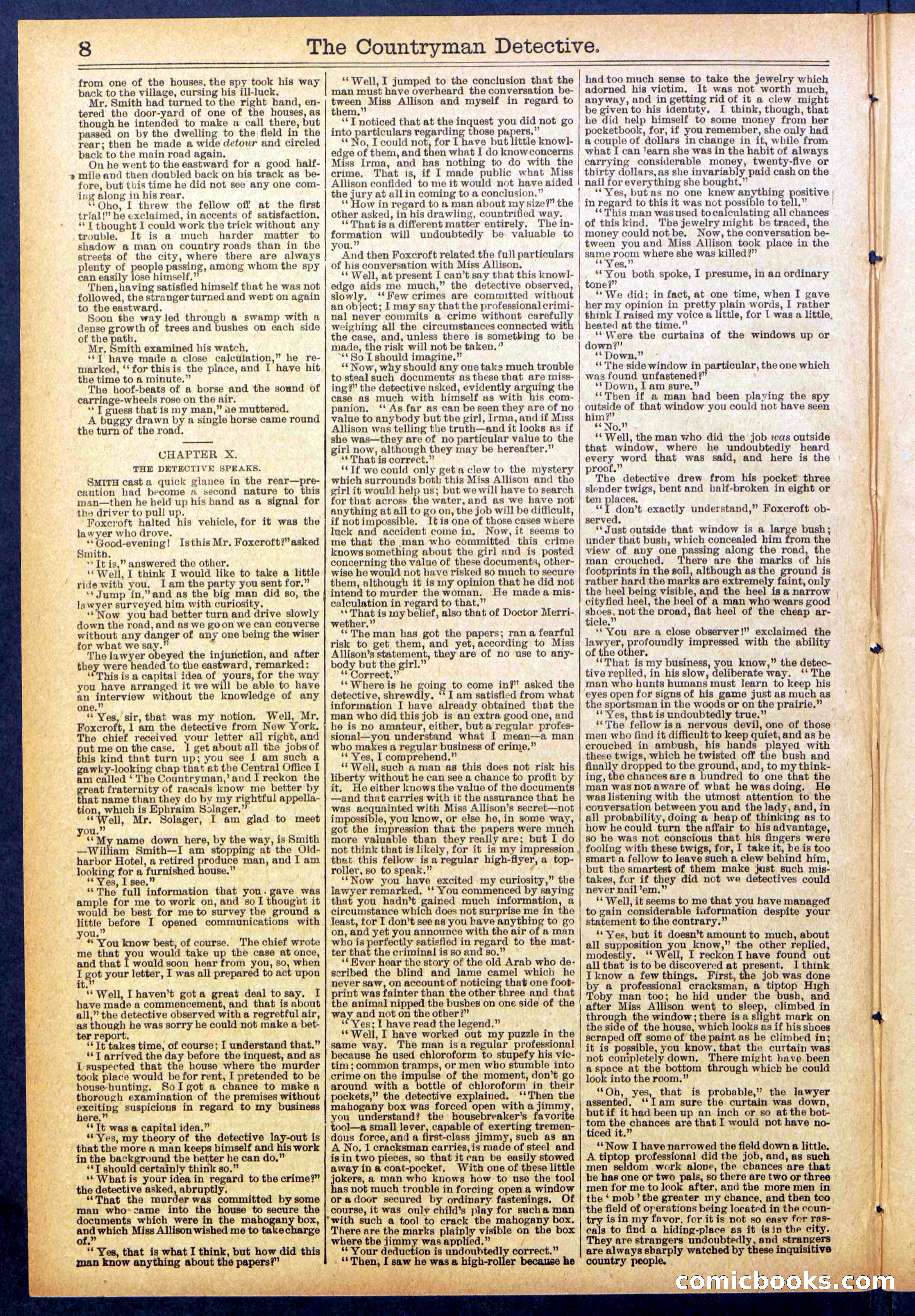 Beadle's Dime Library No. 892 — page 8 of 32