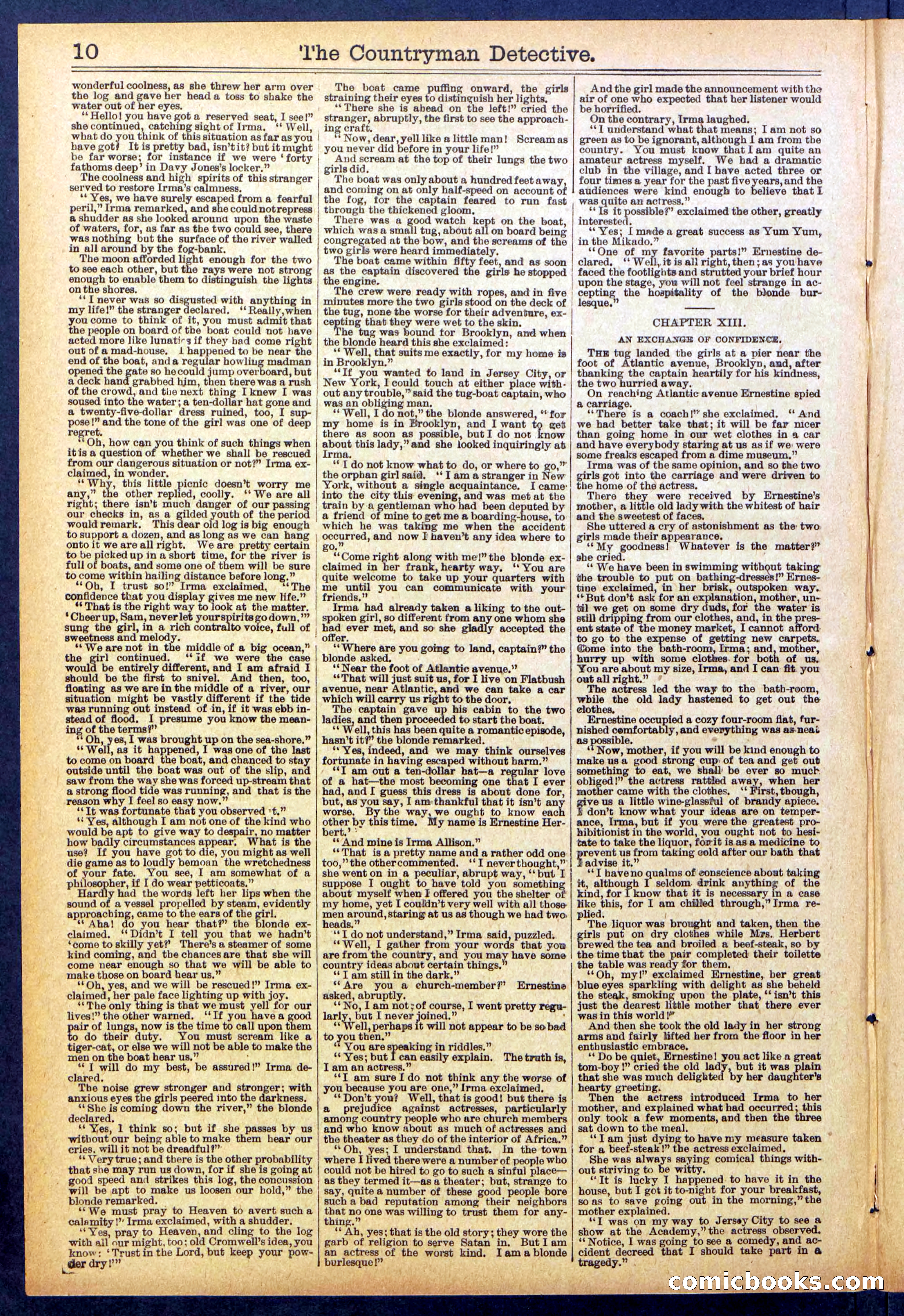 Beadle's Dime Library No. 892 — page 10 of 32