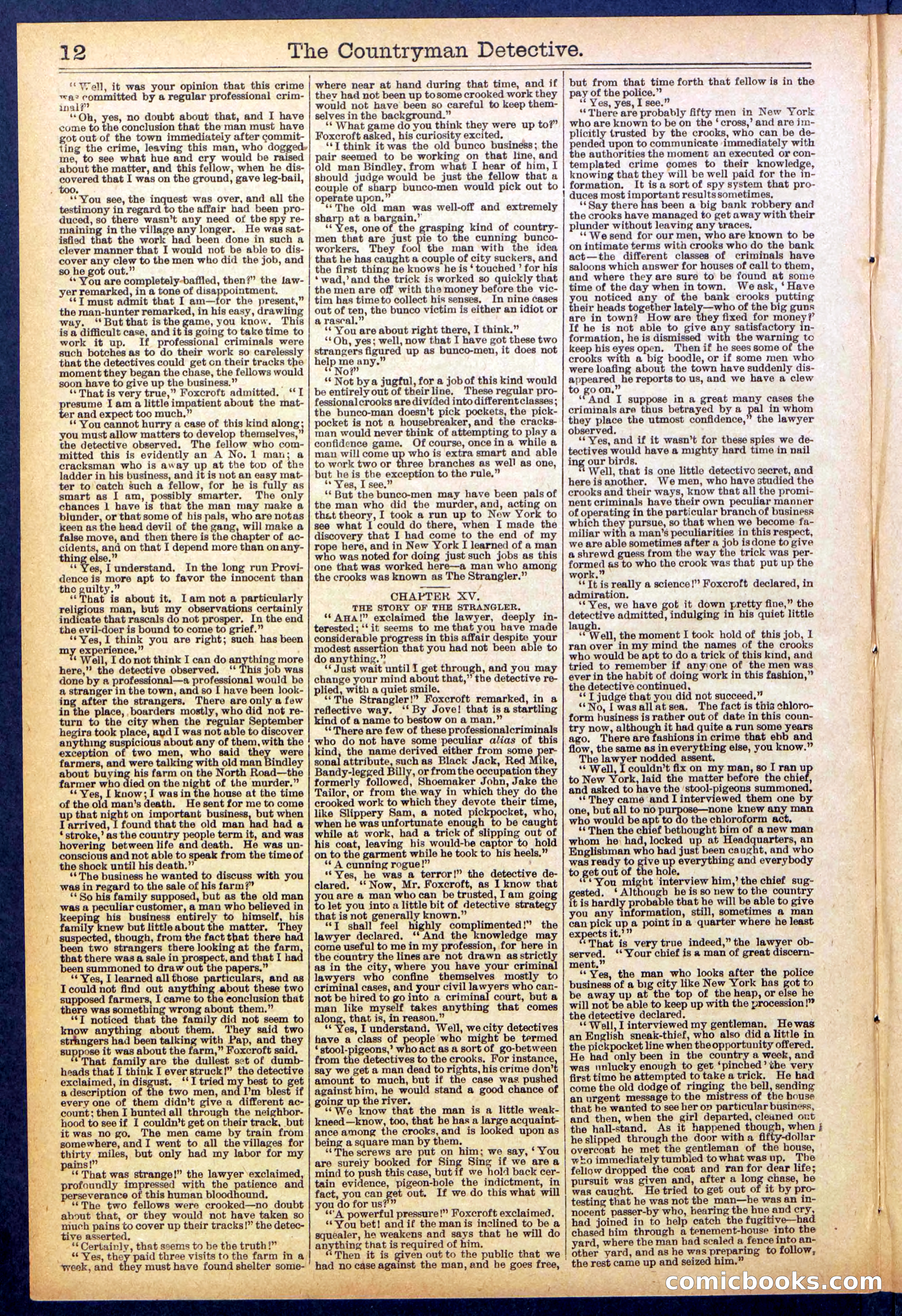 Beadle's Dime Library No. 892 — page 12 of 32