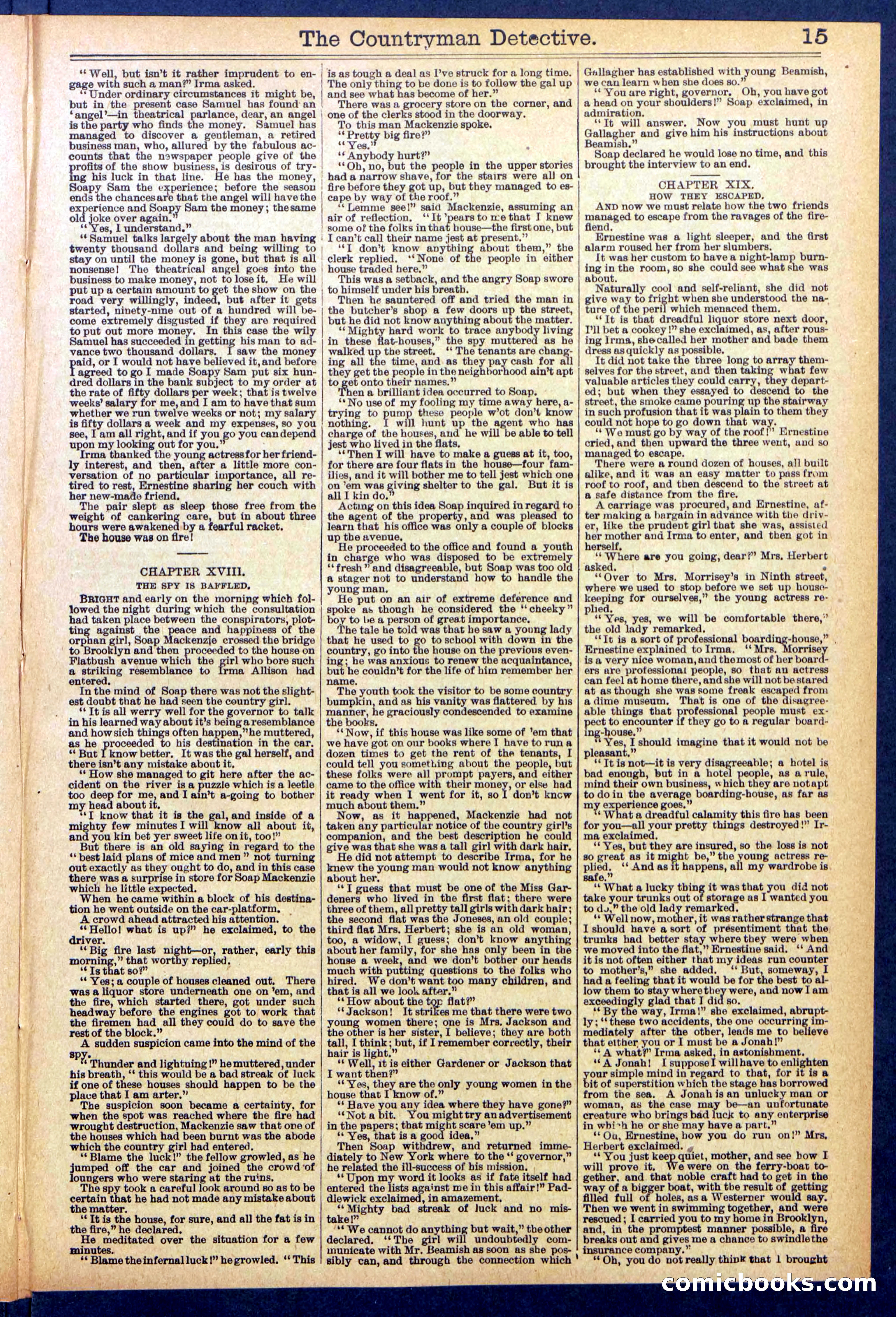 Beadle's Dime Library No. 892 — page 15 of 32