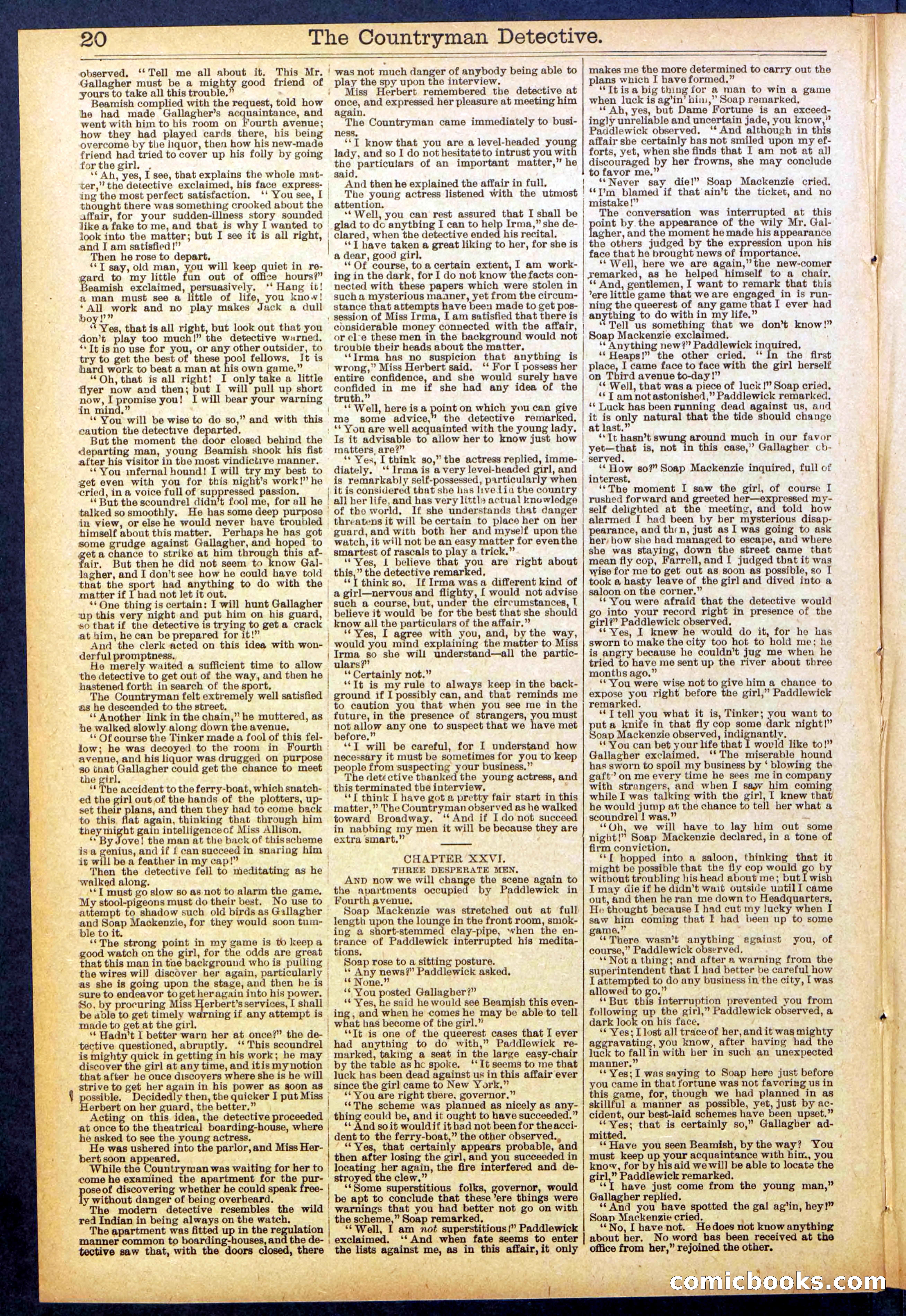 Beadle's Dime Library No. 892 — page 20 of 32