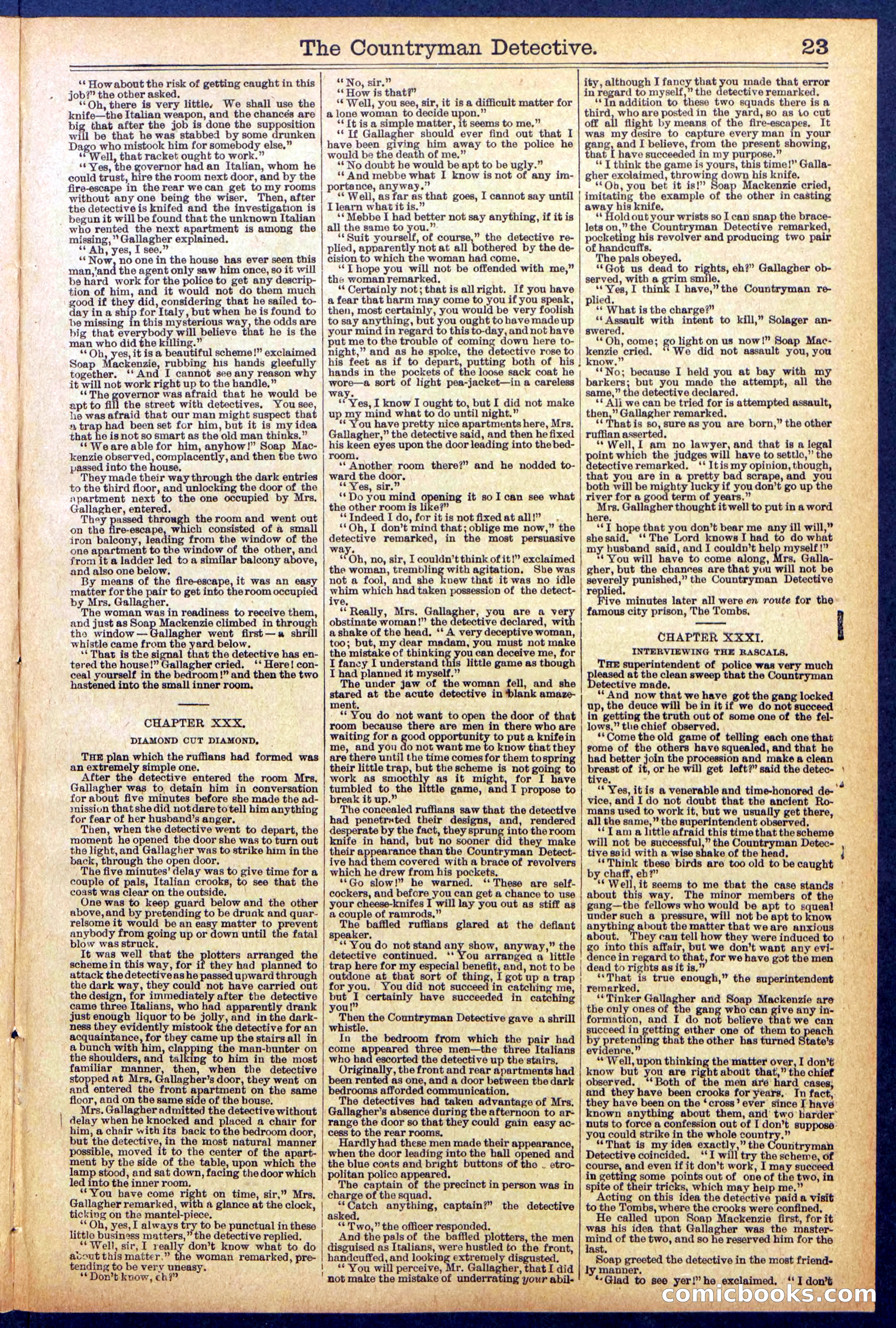 Beadle's Dime Library No. 892 — page 23 of 32