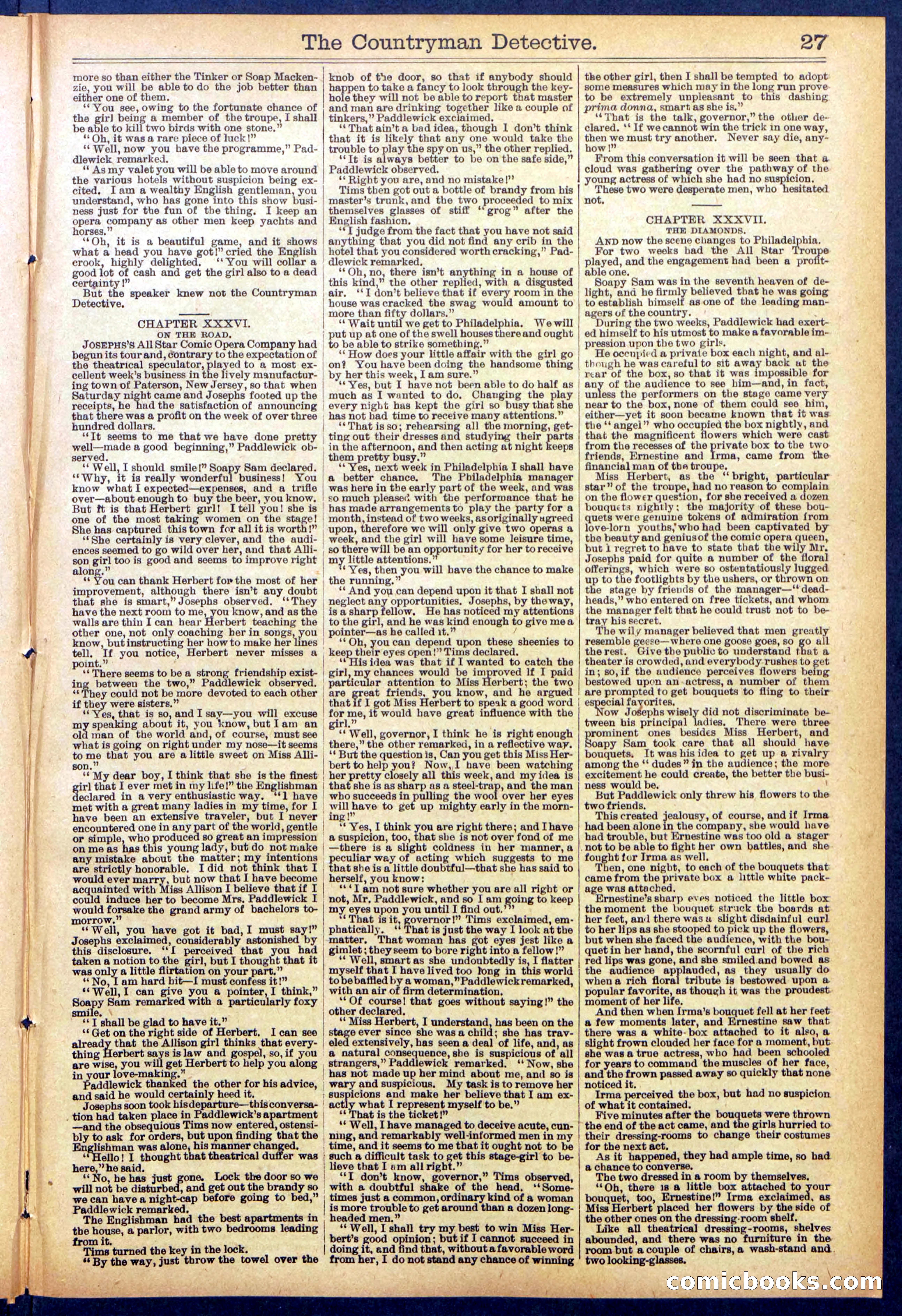 Beadle's Dime Library No. 892 — page 27 of 32