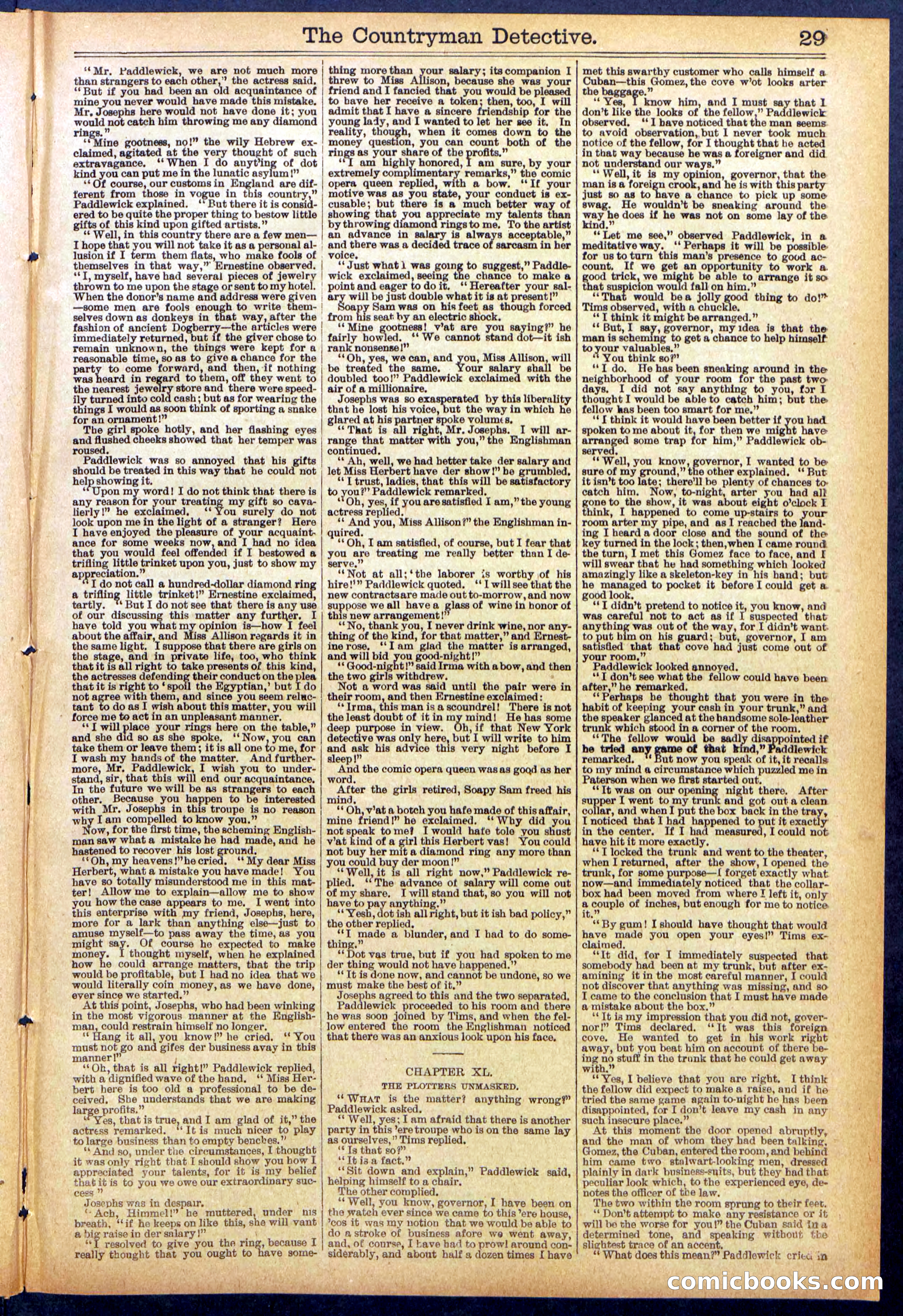 Beadle's Dime Library No. 892 — page 29 of 32