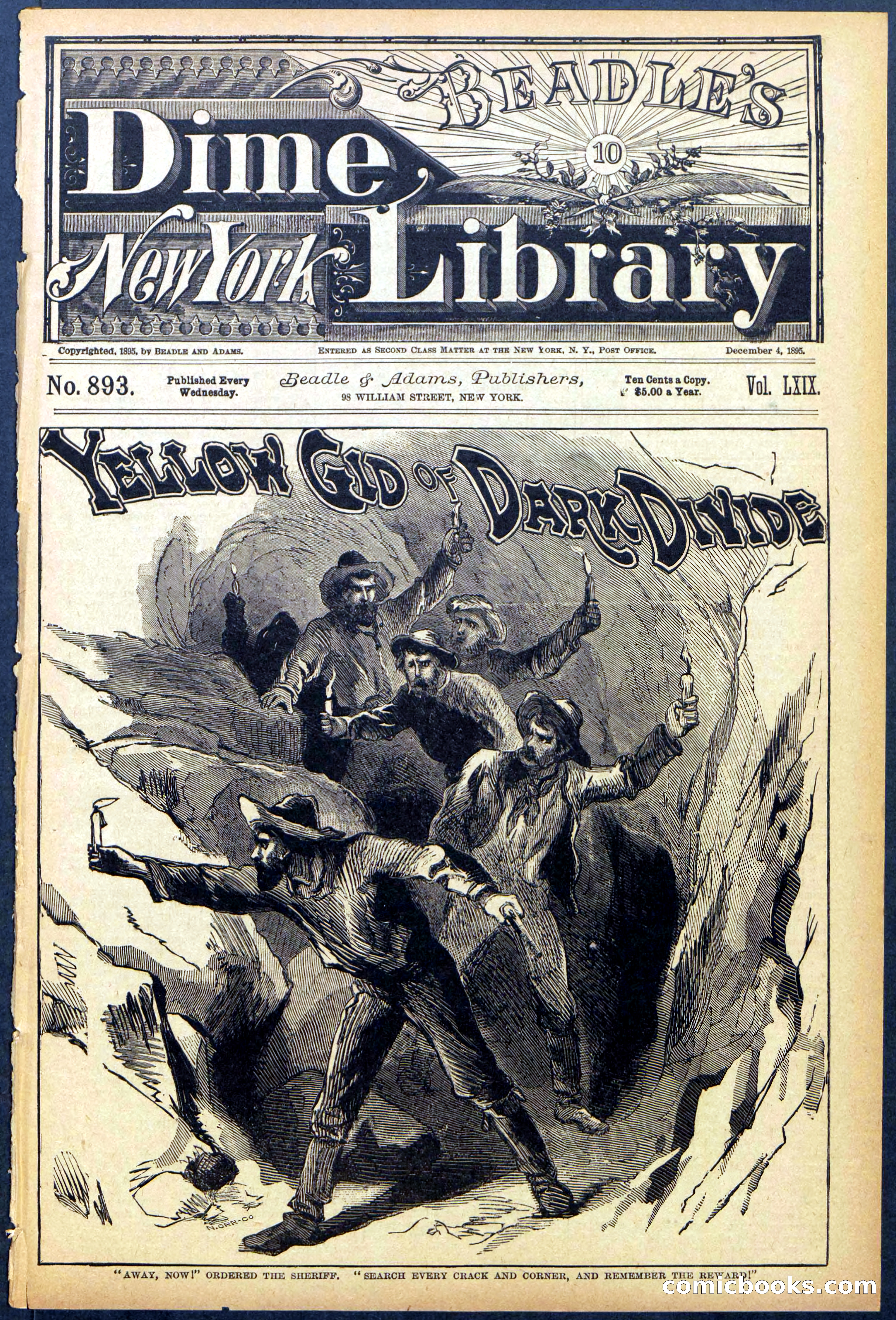 Beadle's Dime Library No. 893 — page 1 of 32