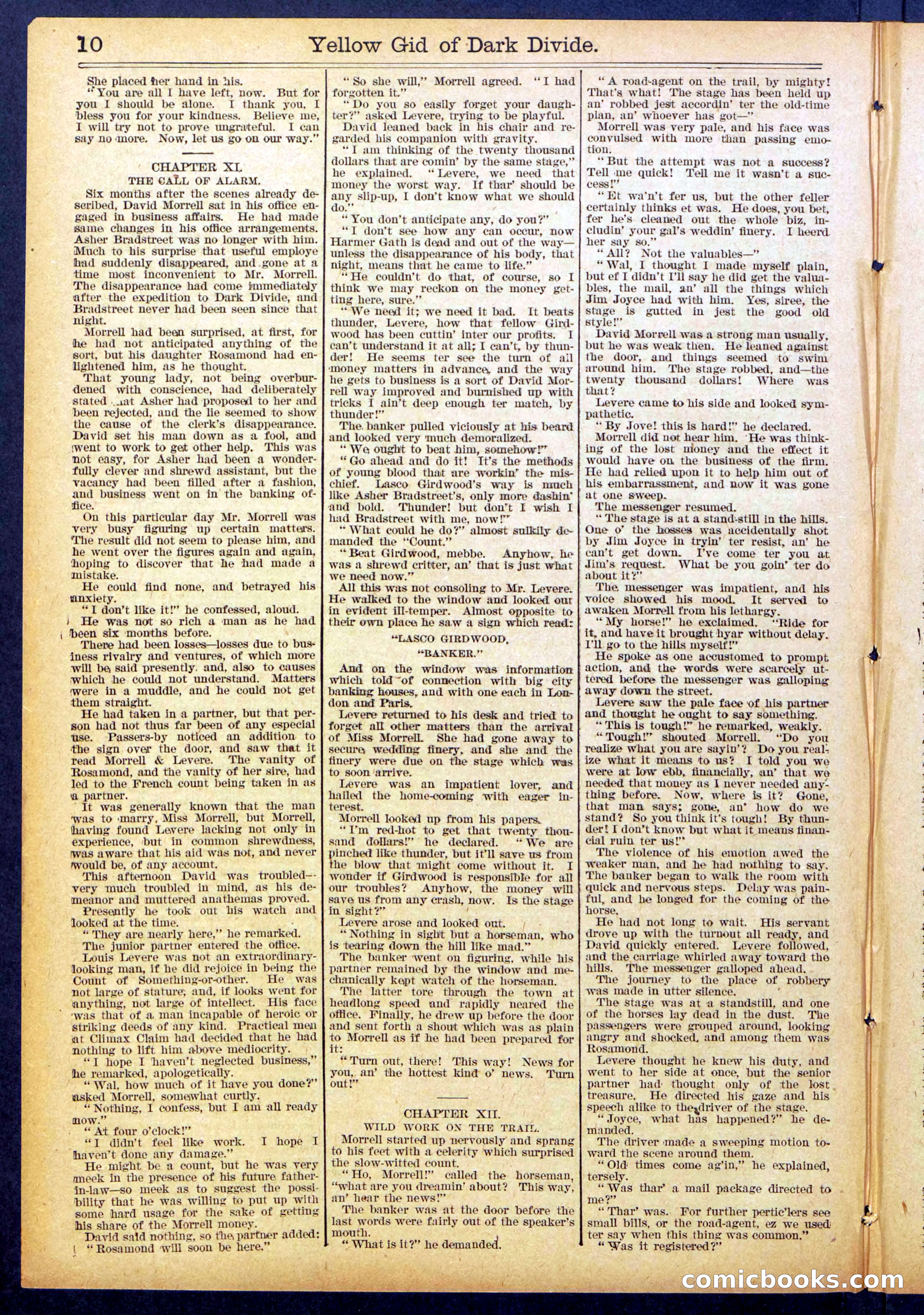 Beadle's Dime Library No. 893 — page 10 of 32