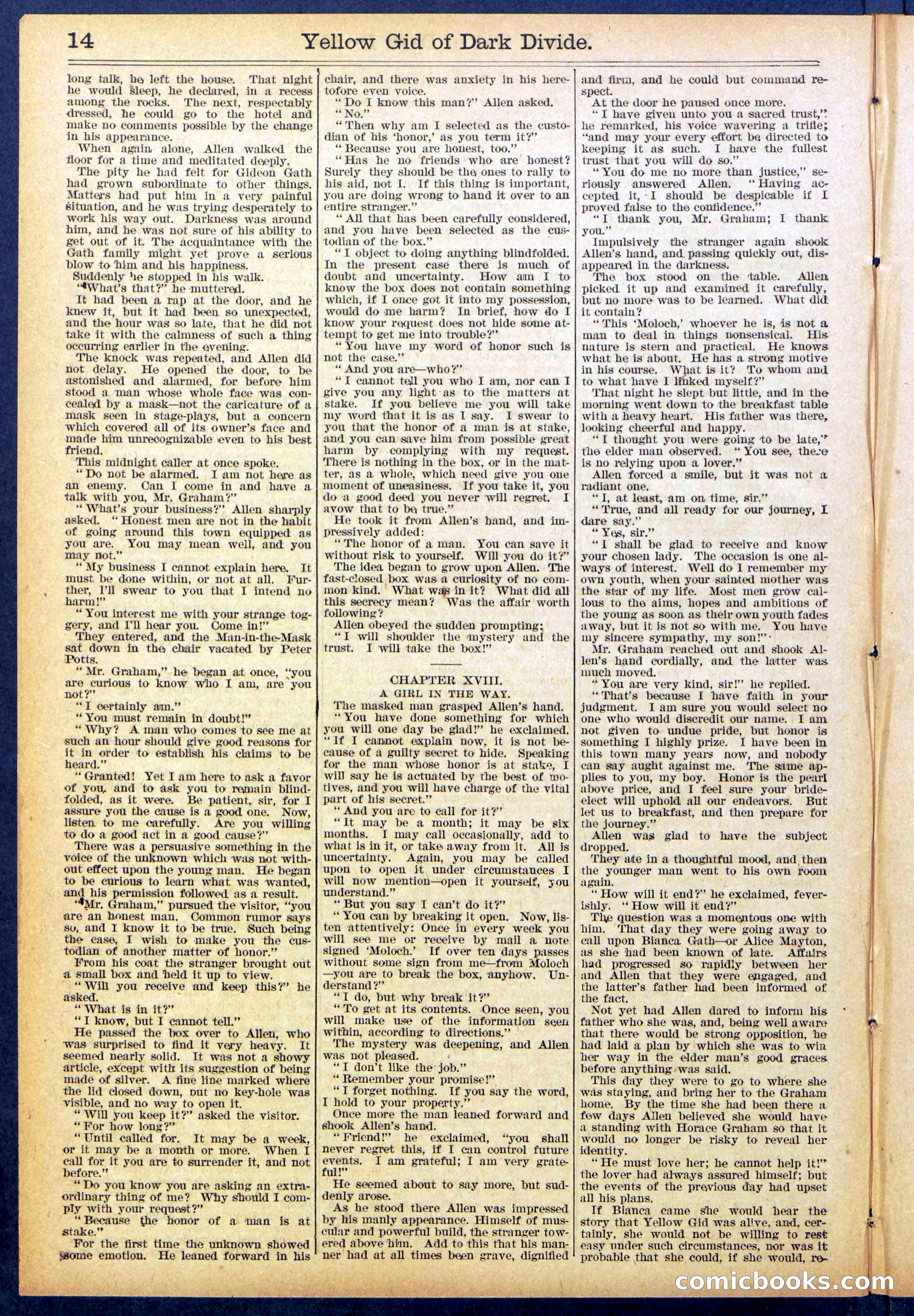 Beadle's Dime Library No. 893 — page 14 of 32