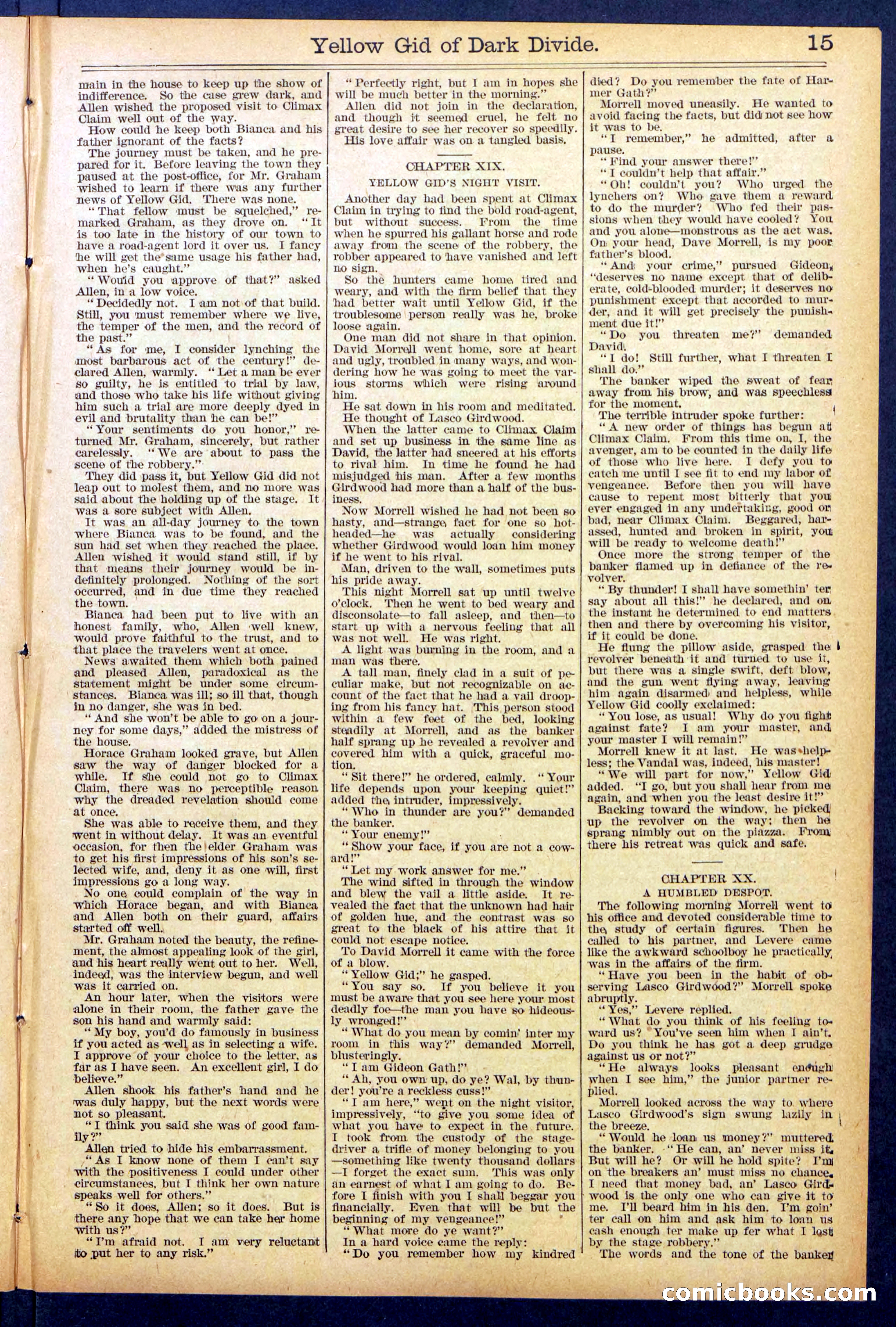 Beadle's Dime Library No. 893 — page 15 of 32