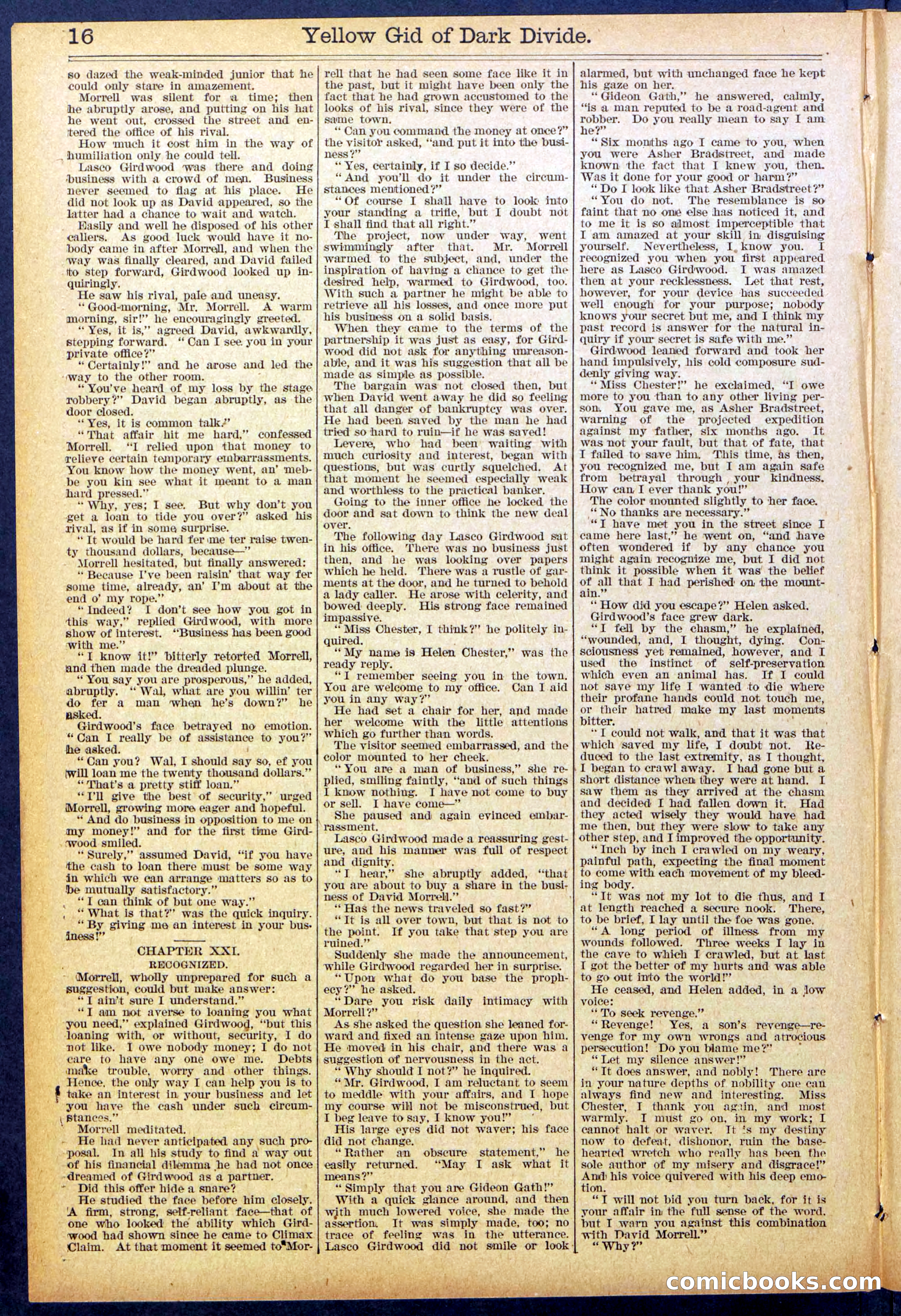 Beadle's Dime Library No. 893 — page 16 of 32
