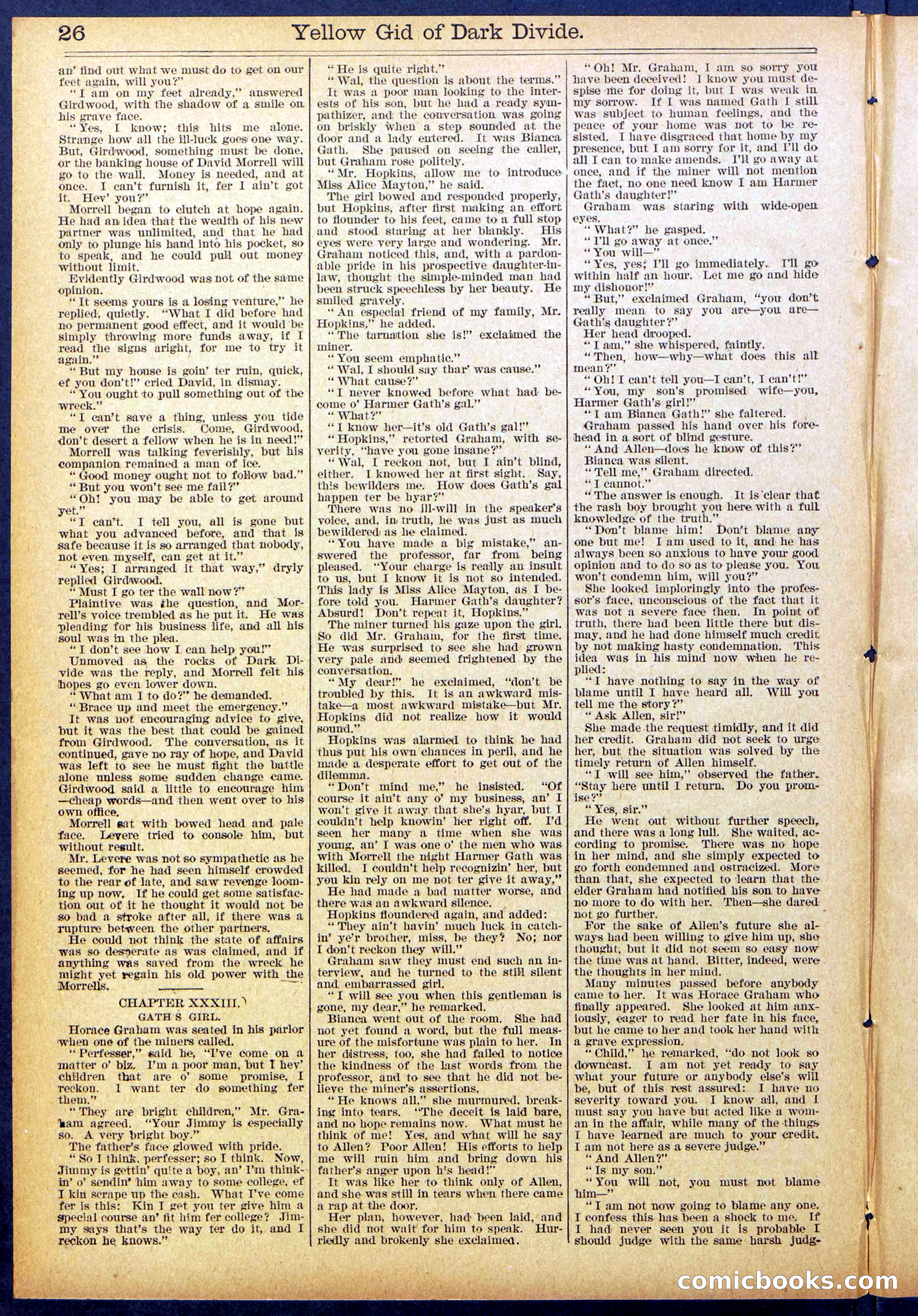 Beadle's Dime Library No. 893 — page 26 of 32