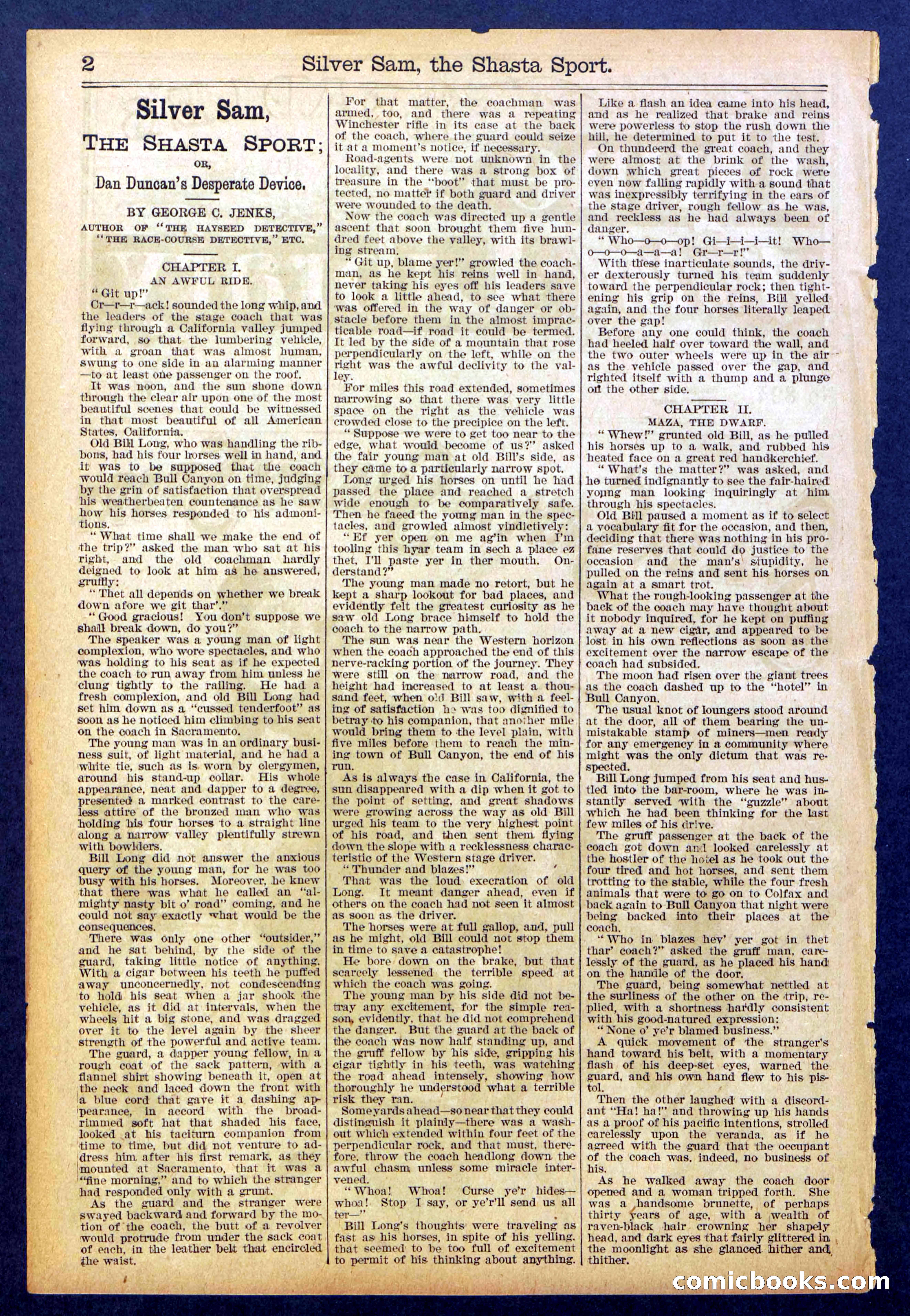 Beadle's Dime Library No. 894 — page 2 of 32