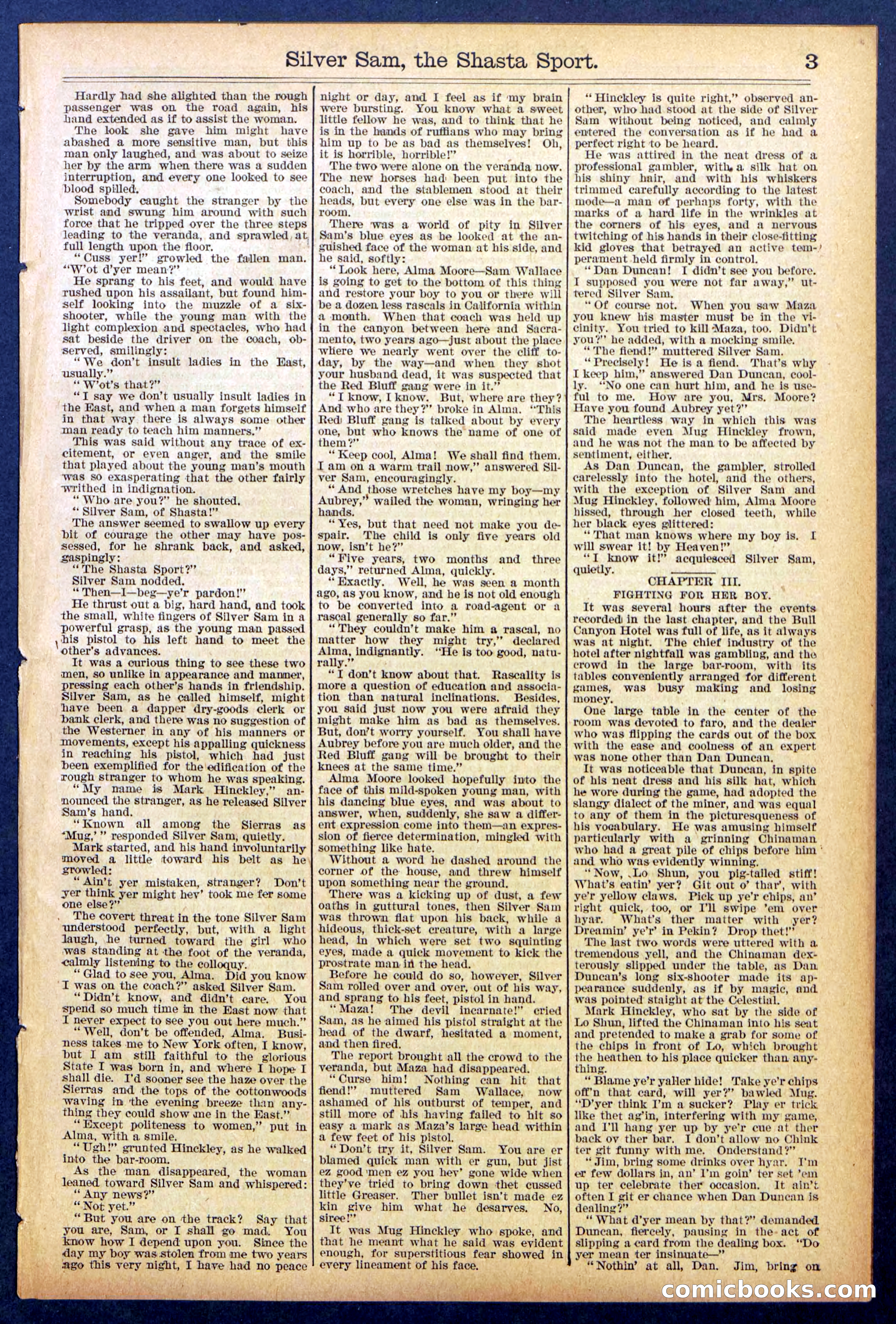 Beadle's Dime Library No. 894 — page 3 of 32