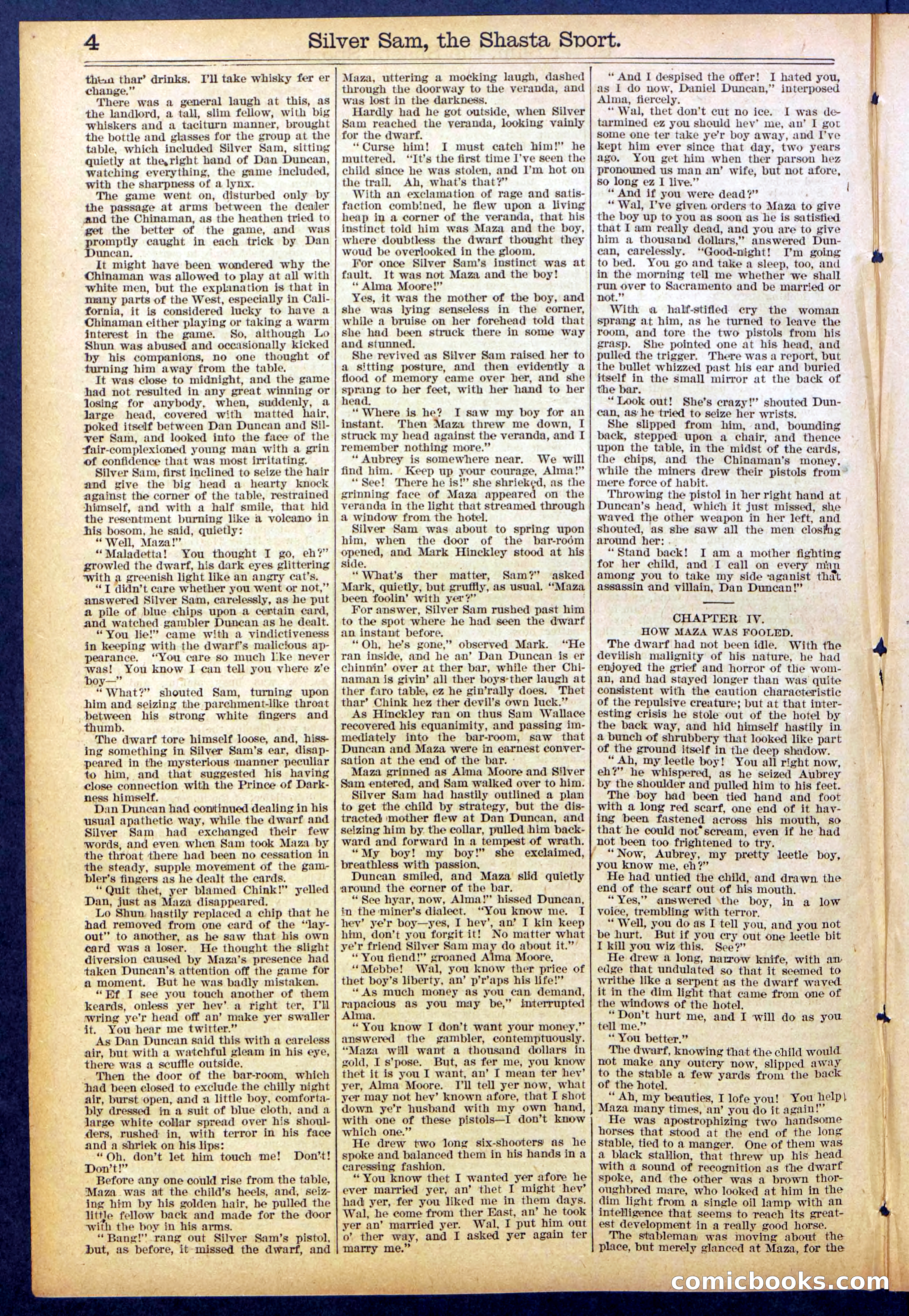 Beadle's Dime Library No. 894 — page 4 of 32