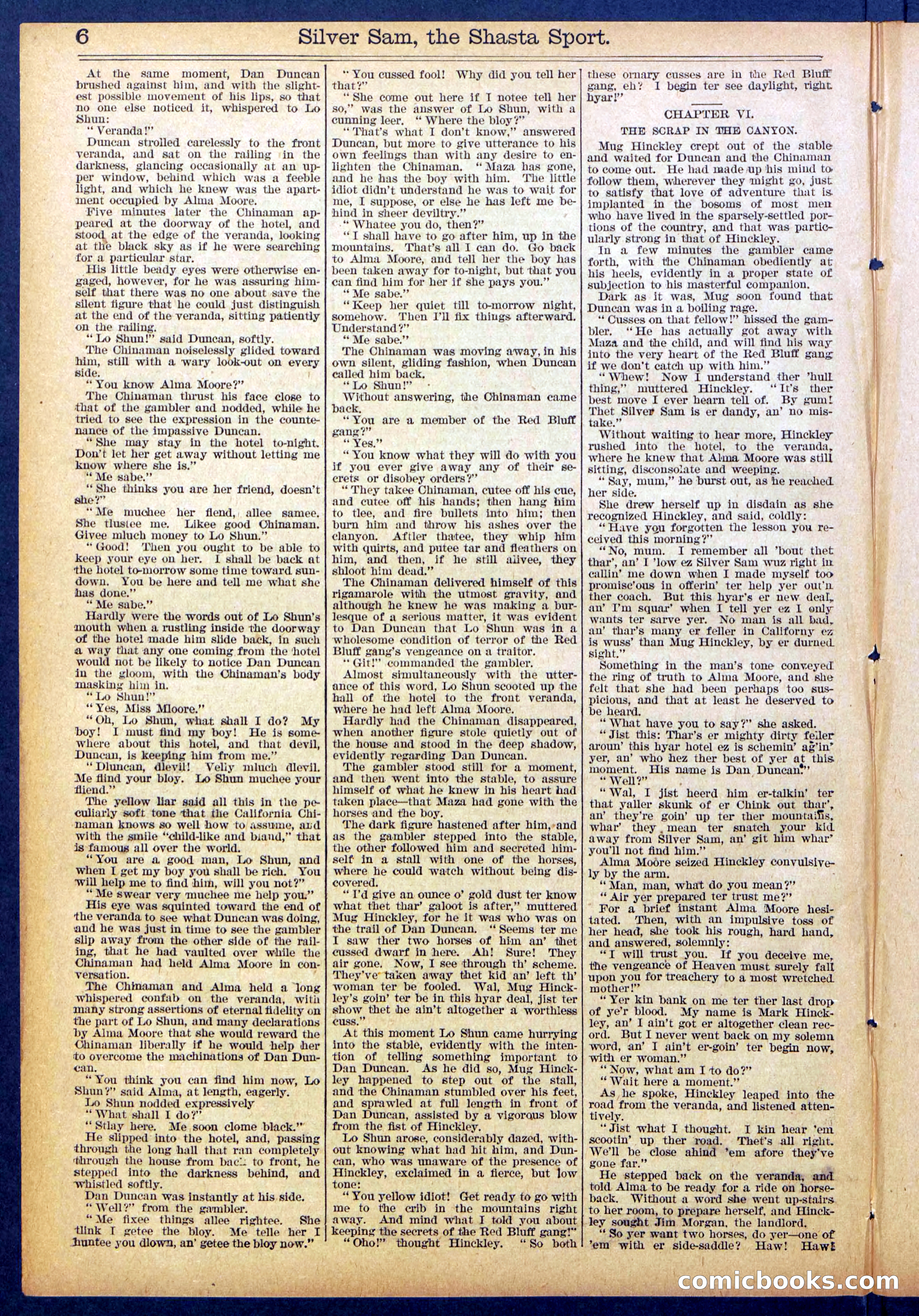 Beadle's Dime Library No. 894 — page 6 of 32
