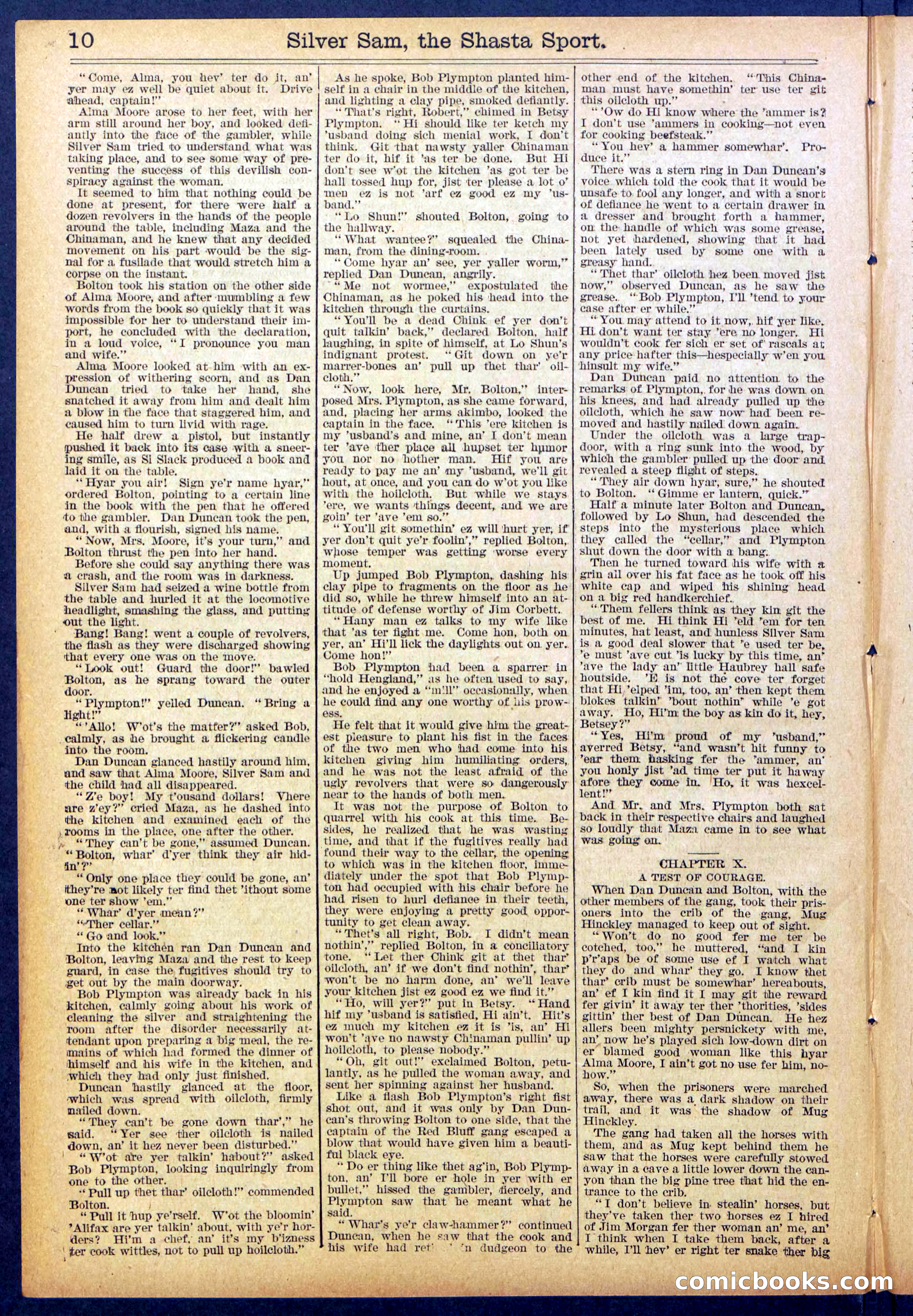 Beadle's Dime Library No. 894 — page 10 of 32