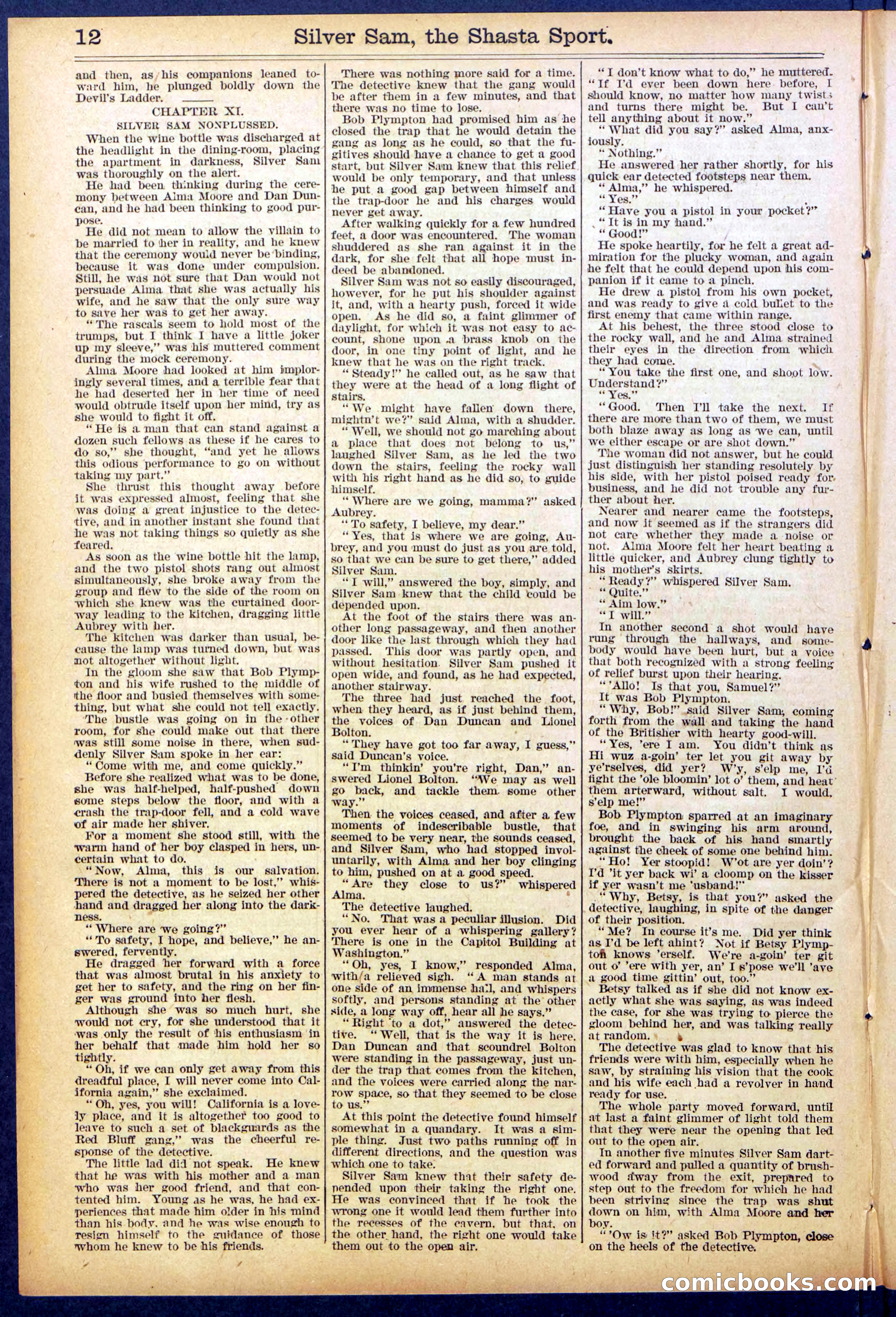 Beadle's Dime Library No. 894 — page 12 of 32