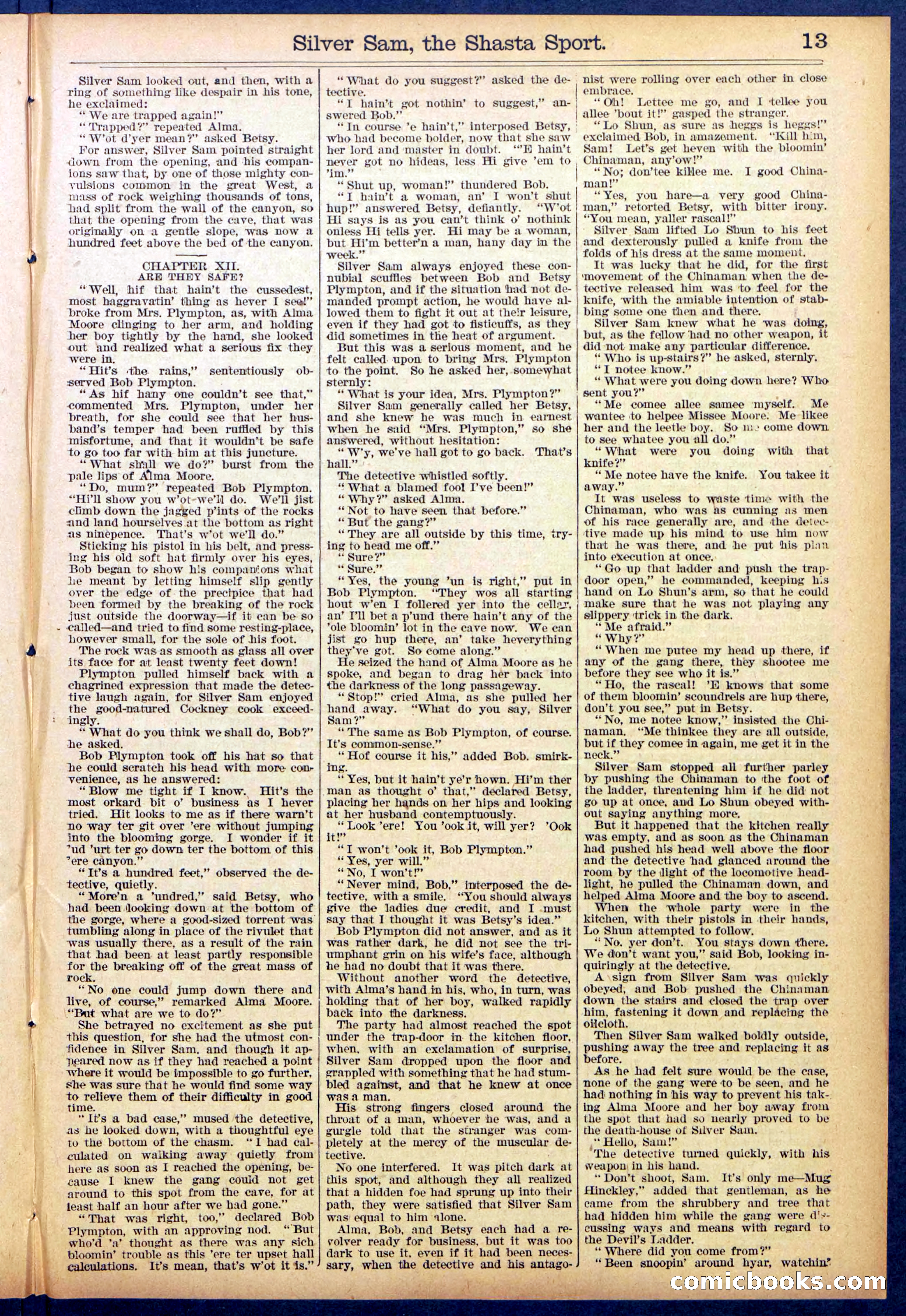 Beadle's Dime Library No. 894 — page 13 of 32