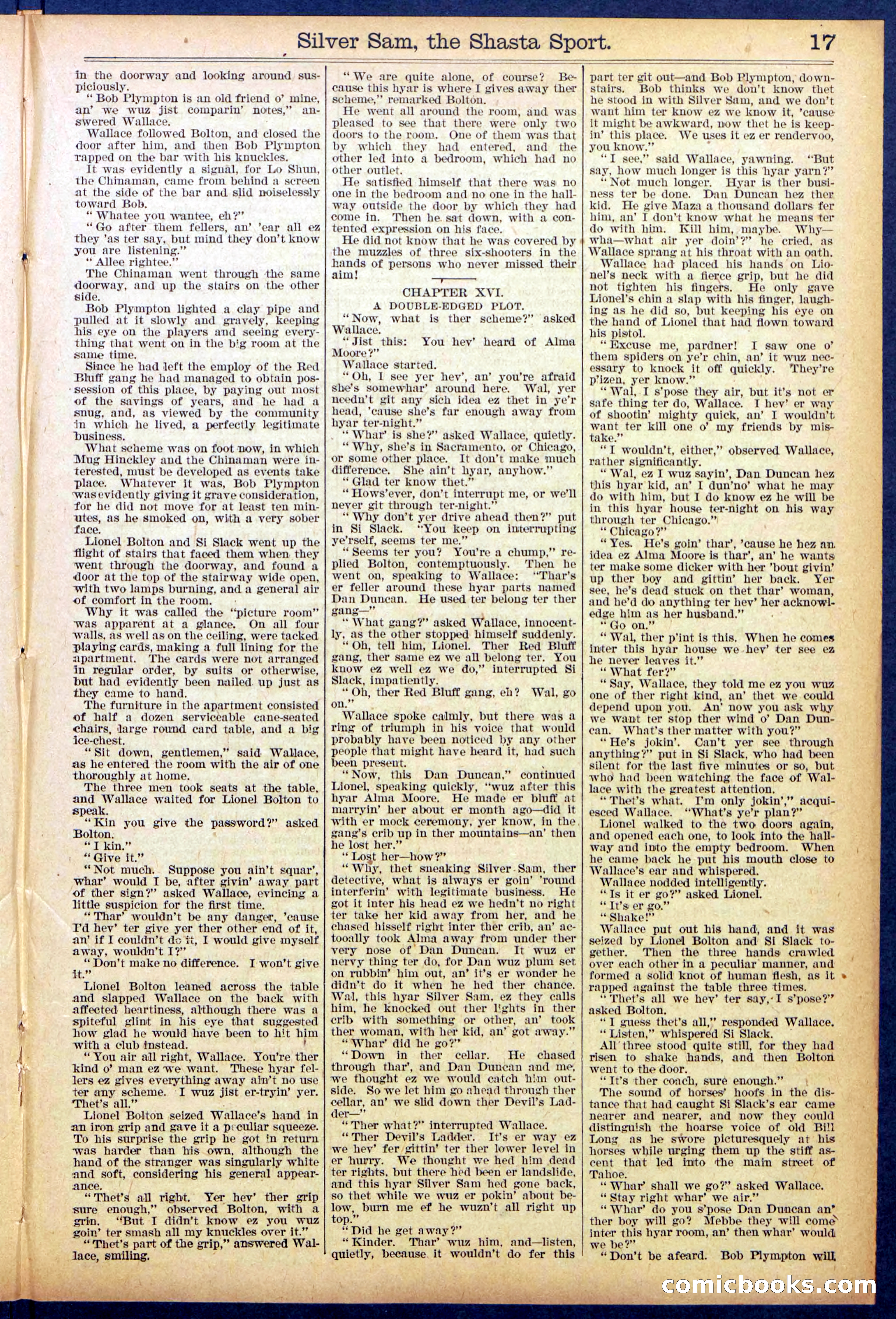 Beadle's Dime Library No. 894 — page 17 of 32