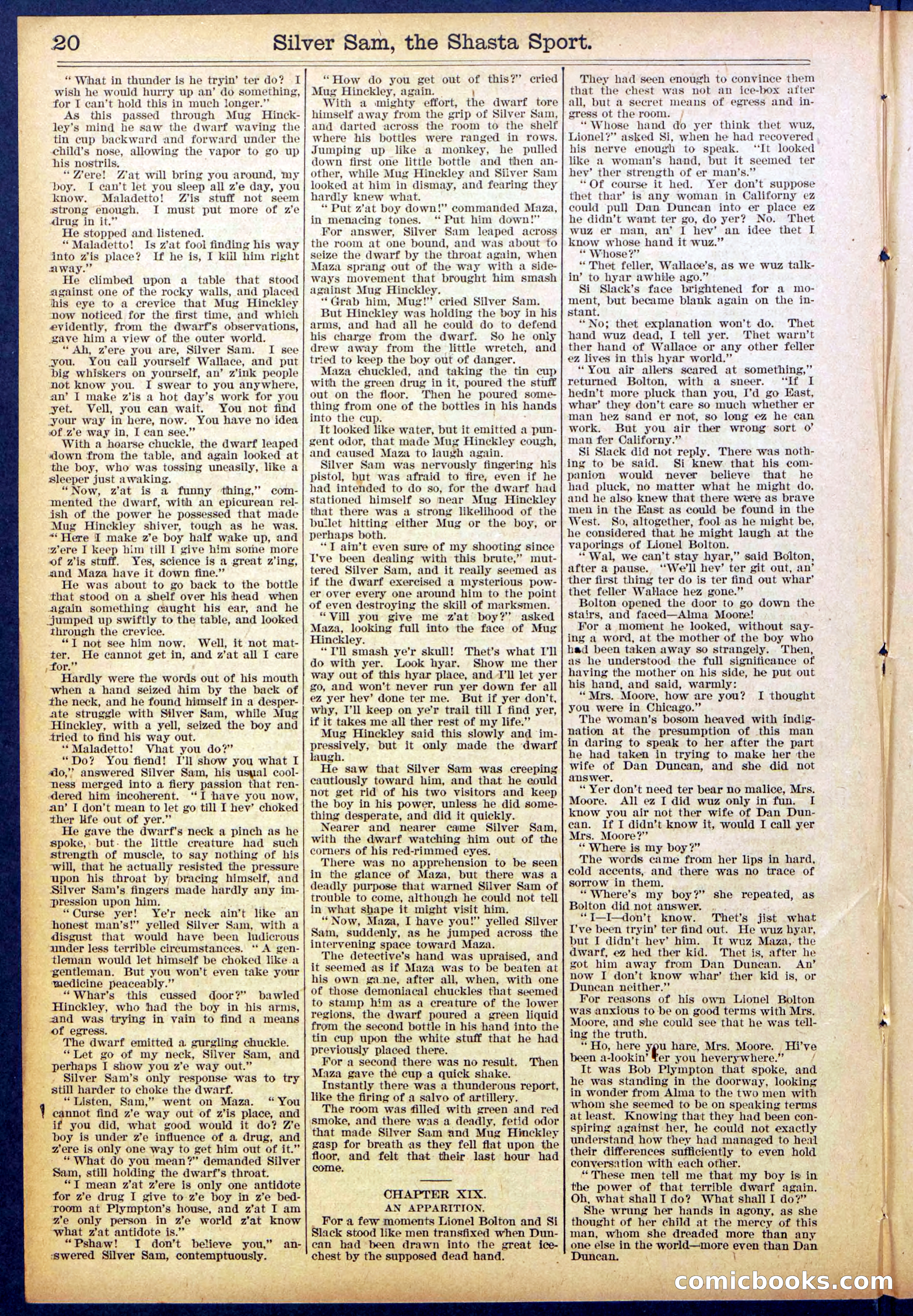 Beadle's Dime Library No. 894 — page 20 of 32