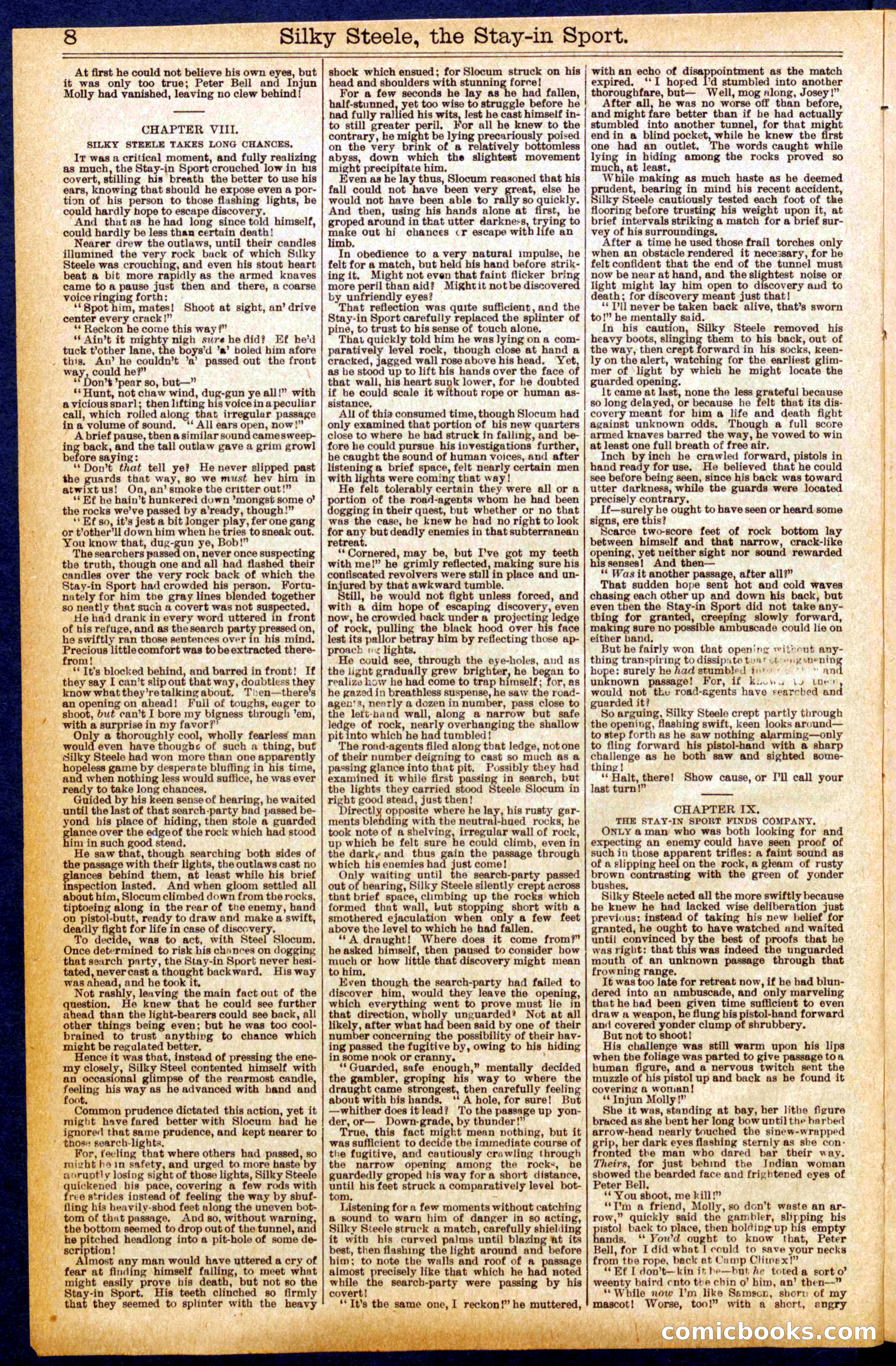 Beadle's Dime Library No. 898 — page 8 of 32