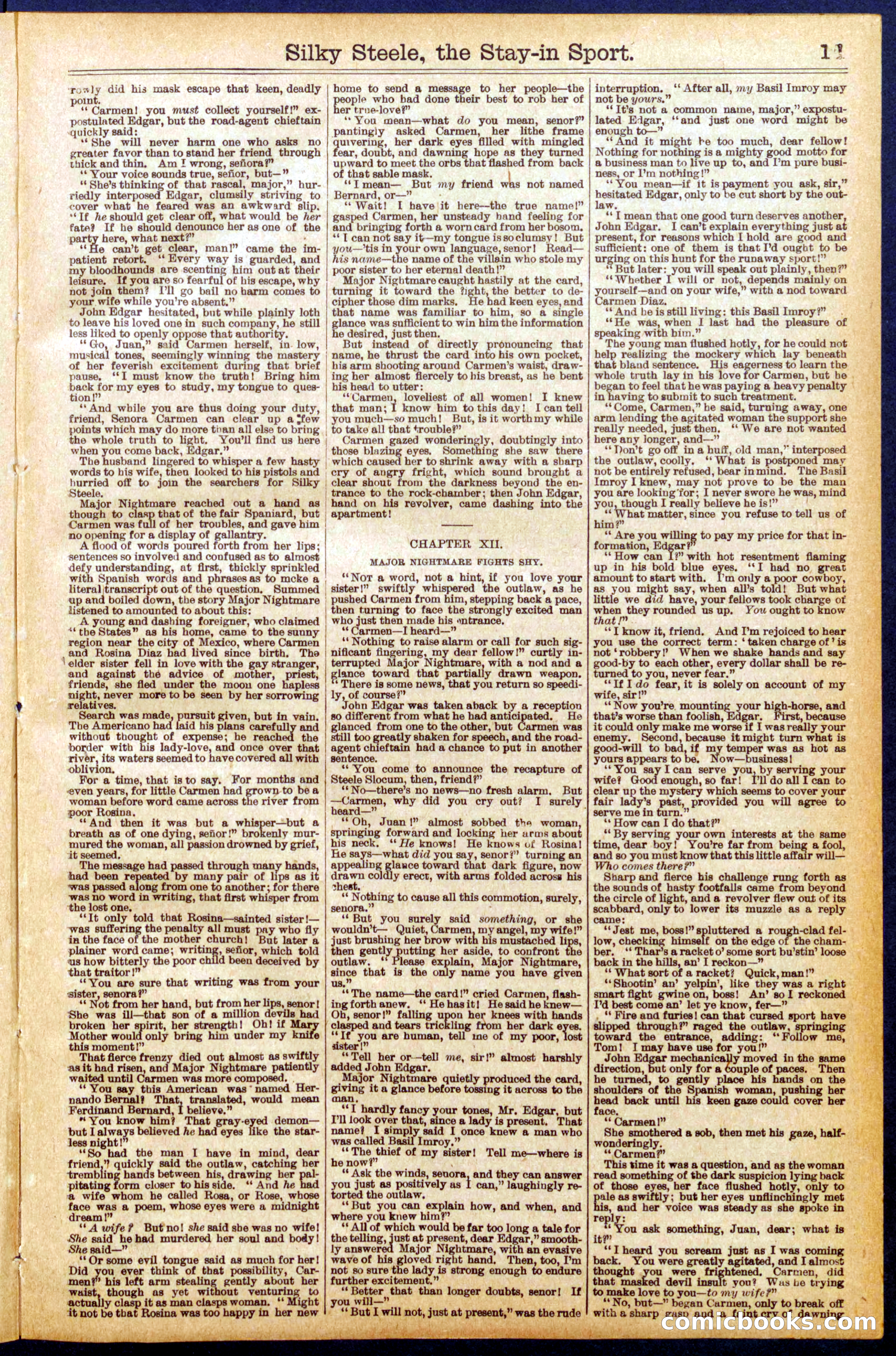 Beadle's Dime Library No. 898 — page 11 of 32