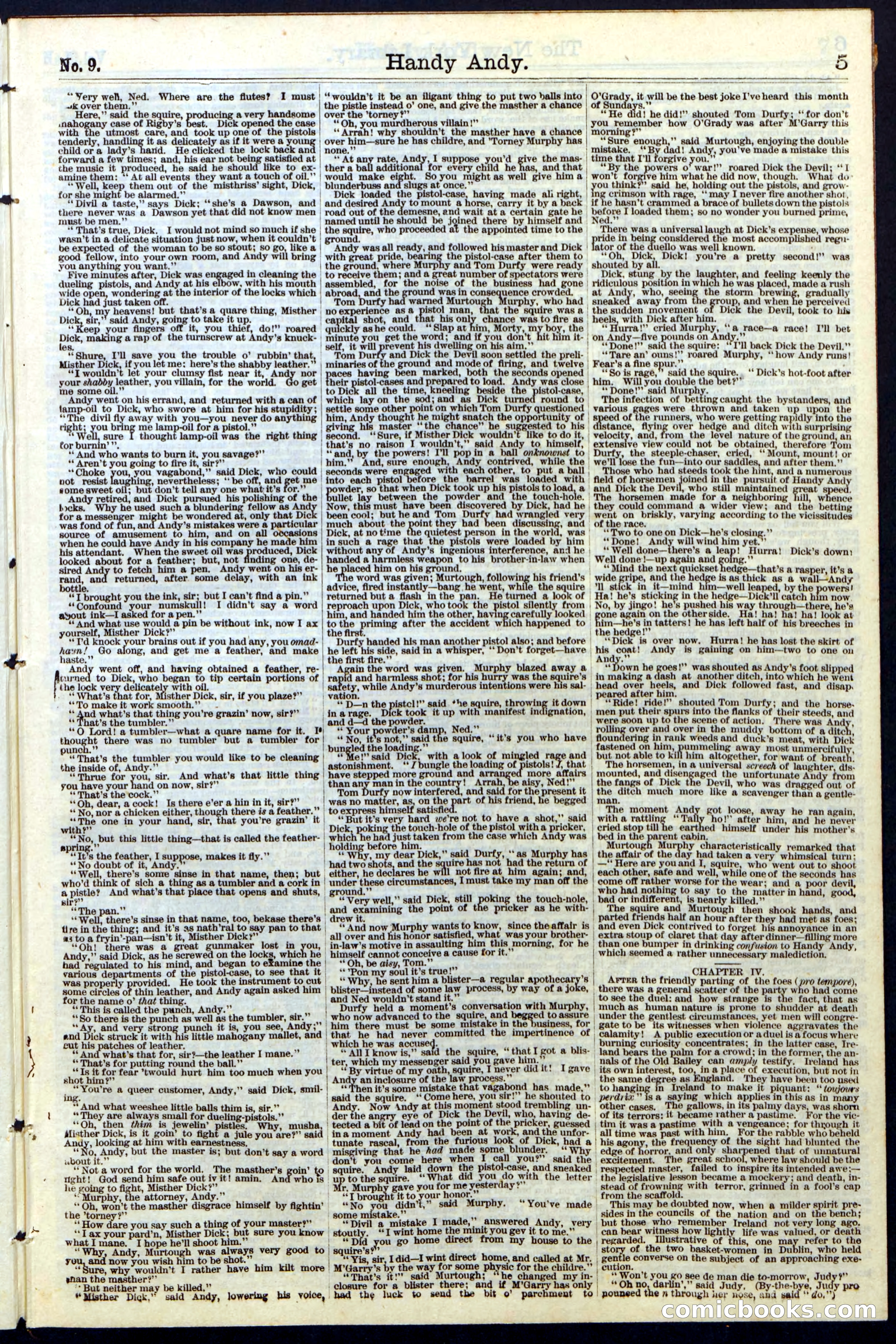 Beadle's Dime Library No. 9 — page 5 of 56