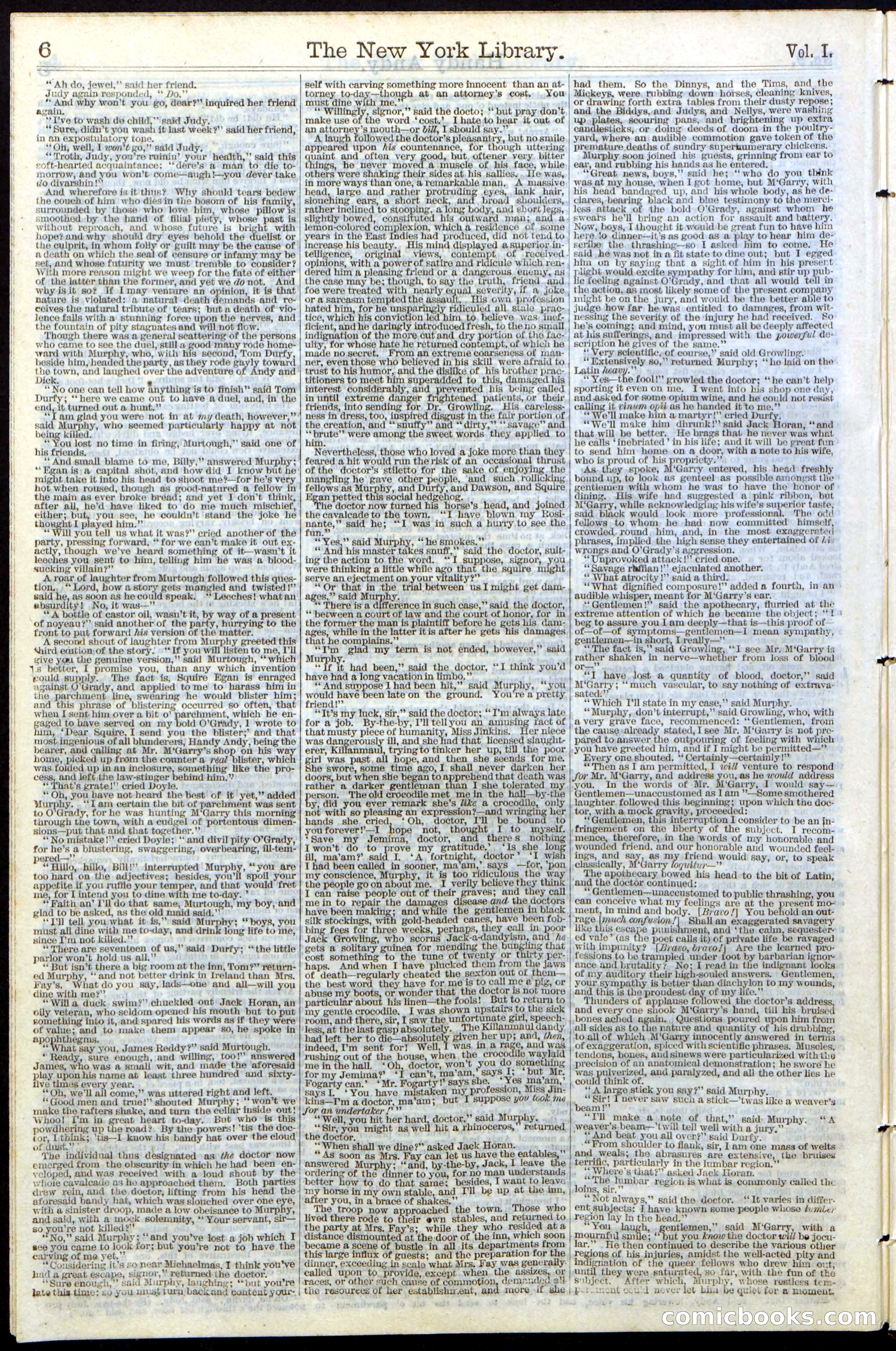 Beadle's Dime Library No. 9 — page 6 of 56